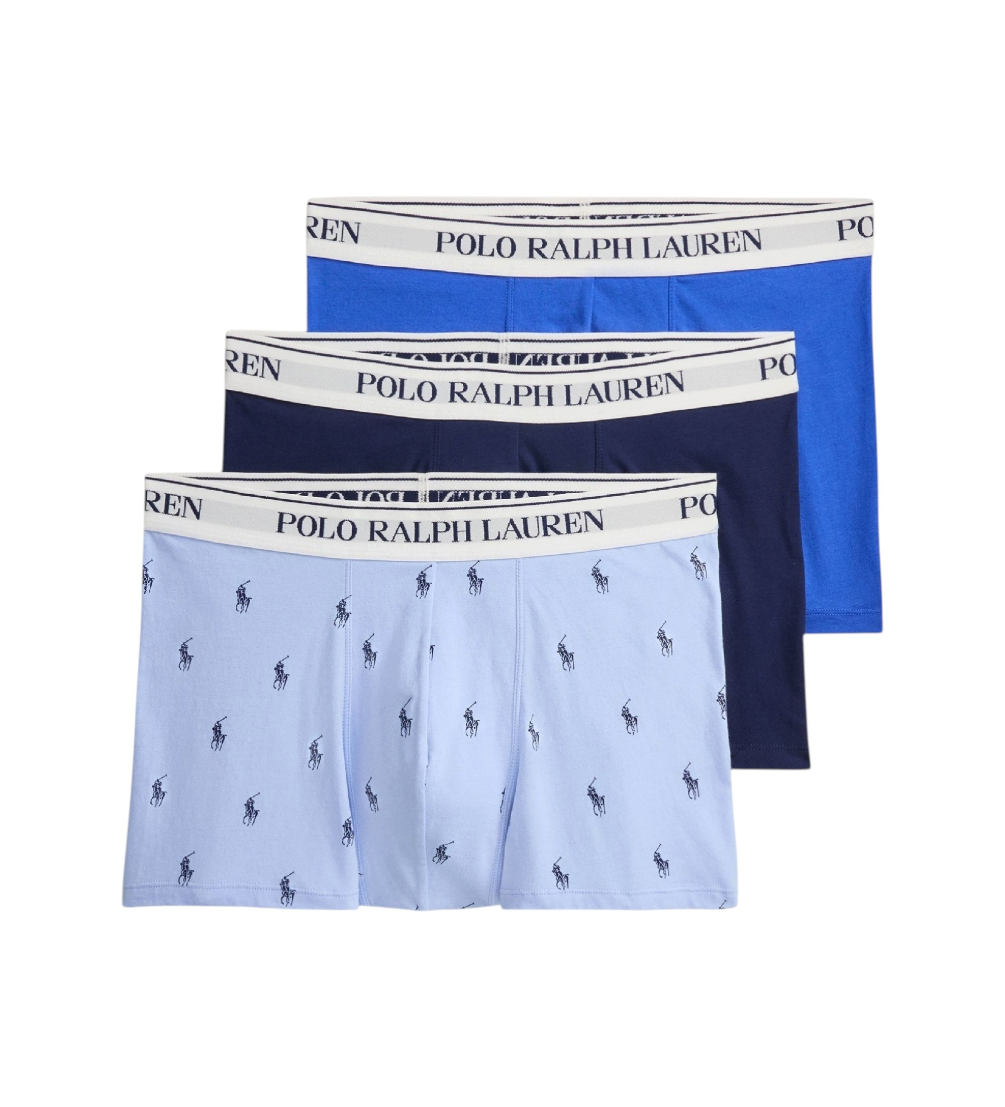 Polo Ralph Lauren für Herren. 714830299208 Set 3 Boxershorts aus elastischer Baumwolle blau (M), Heimtextilien