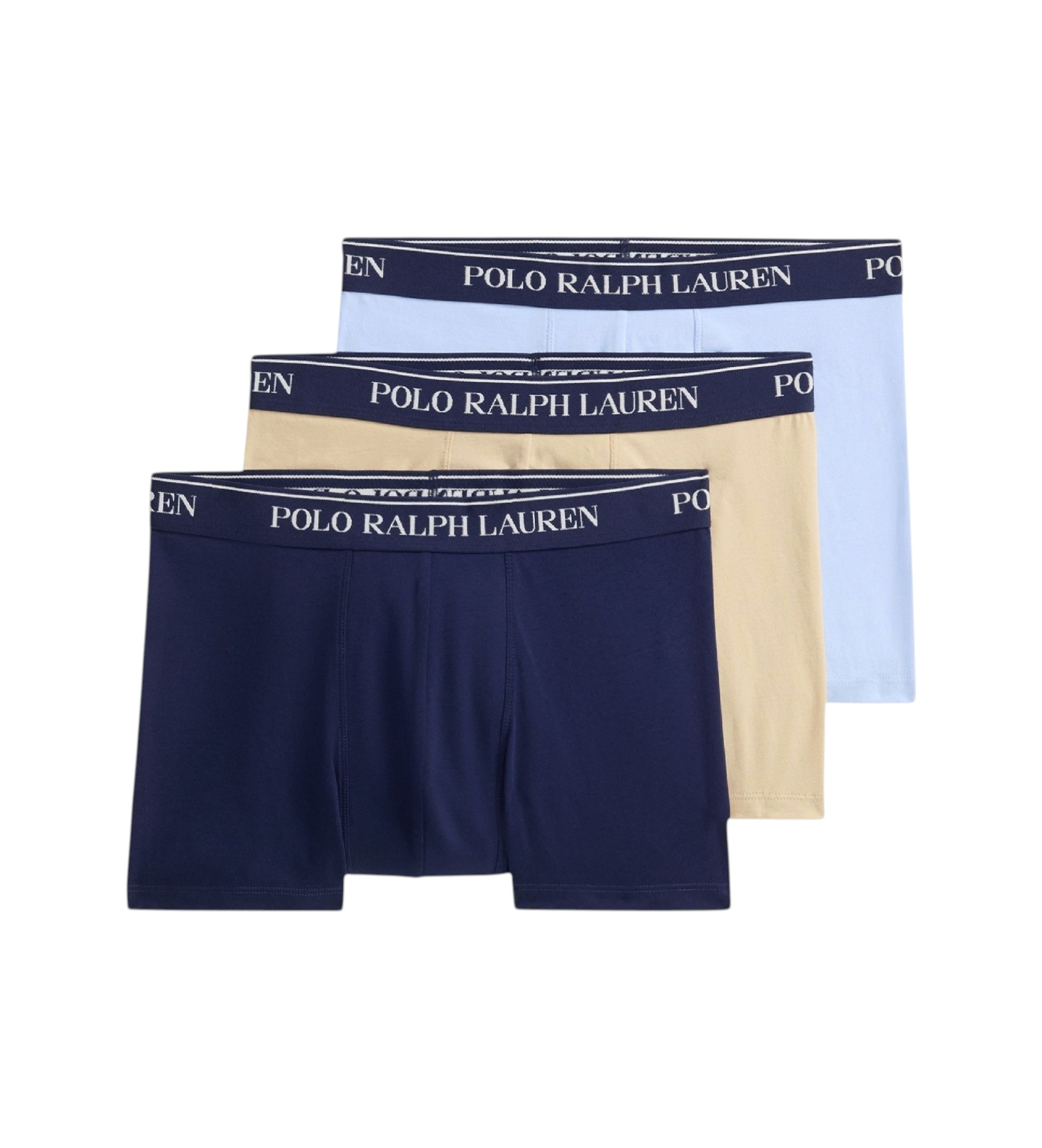 Polo Ralph Lauren für Herren. 714830299209 Set 3 Boxershorts aus elastischer Baumwolle marineblau, blau (XL), Heimtextilien, Mehrfarbig