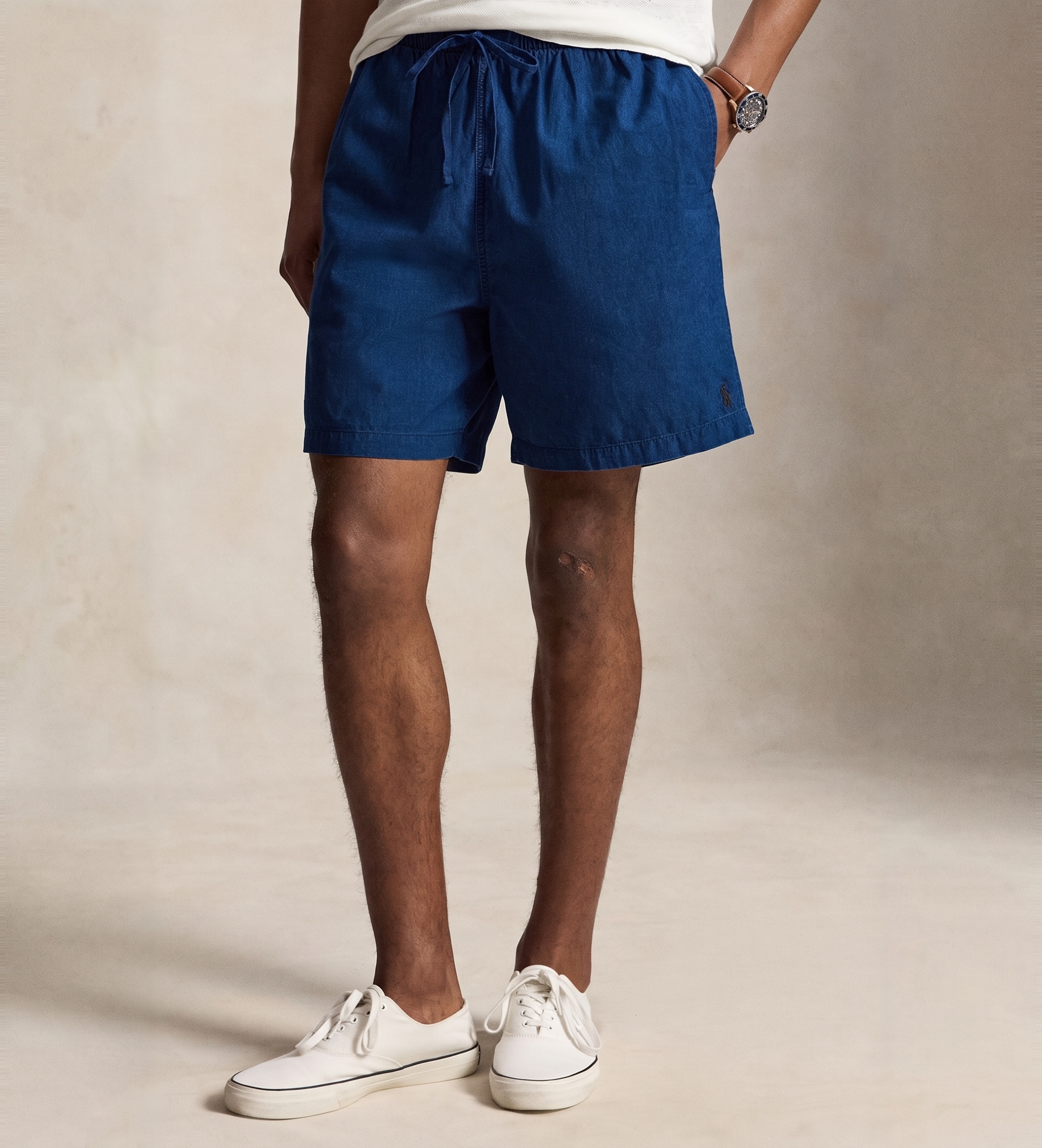 Polo Ralph Lauren für Herren. 710B19653001 Shorts Ellison marineblau (M), Lässig, Baumwolle