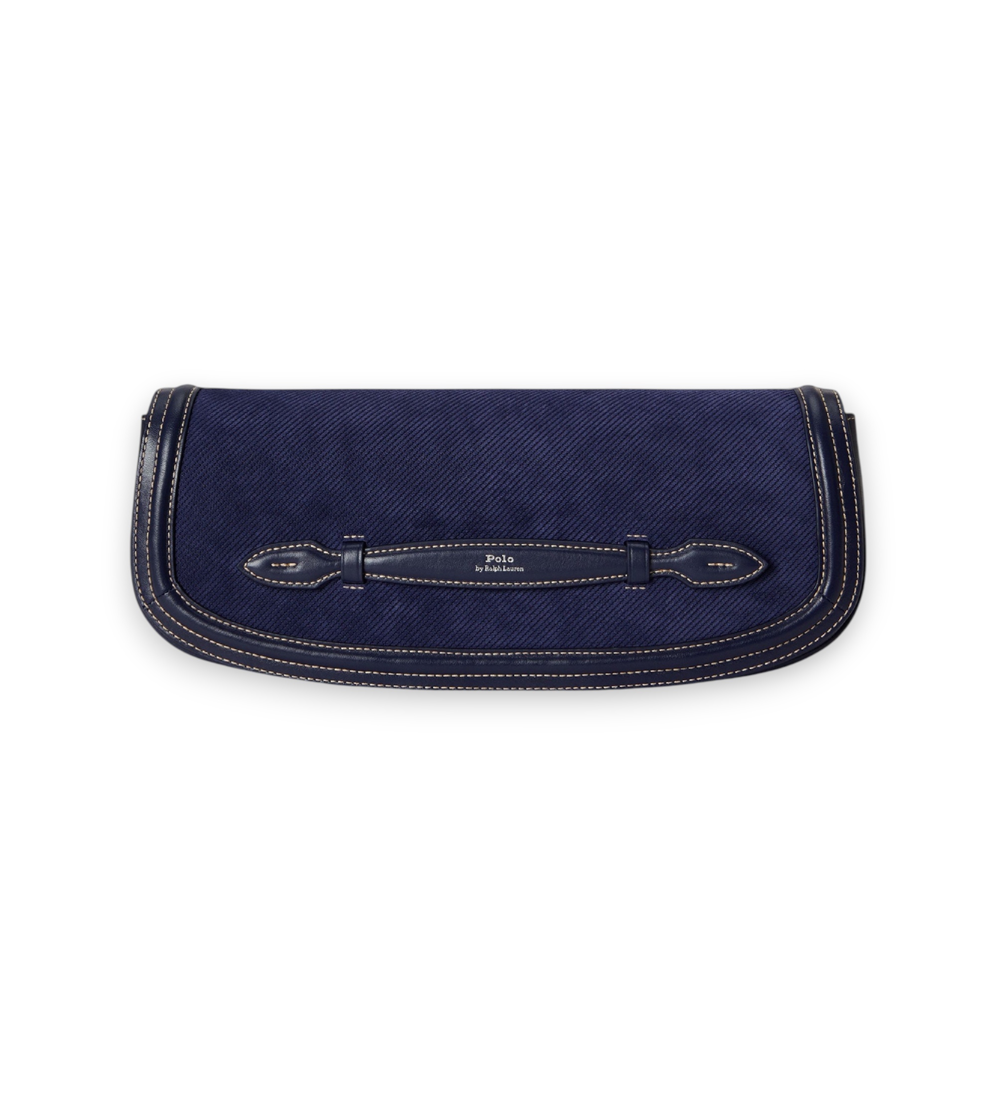 Polo Ralph Lauren für Damen. 428P11043002 Bellport Clutch-Tasche aus marineblauem Wildleder (OSFA), Lässig