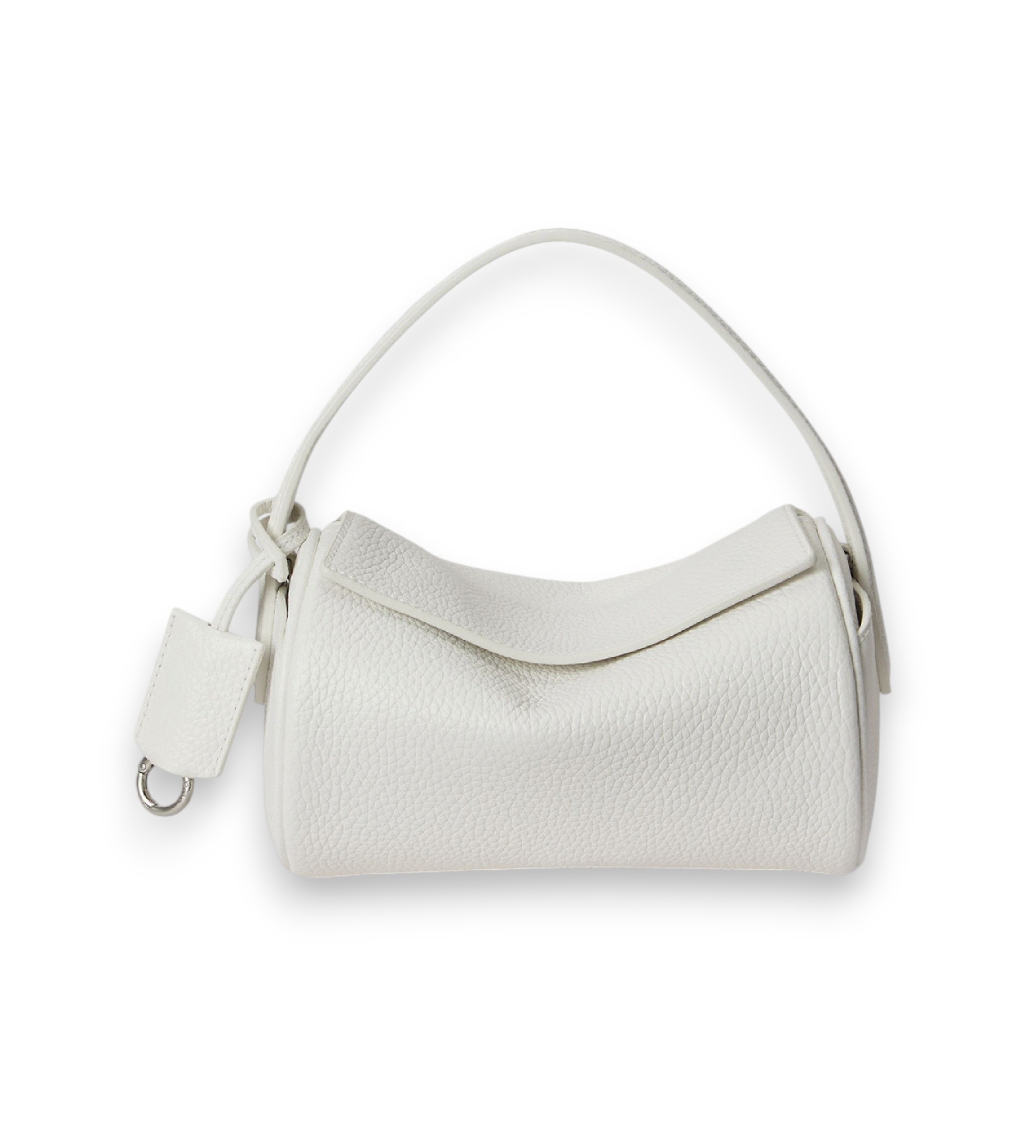 Polo Ralph Lauren für Damen. 428P01425001 Kleine weiße Polo Play Duffel-Tasche aus Leder (OSFA), Lässig