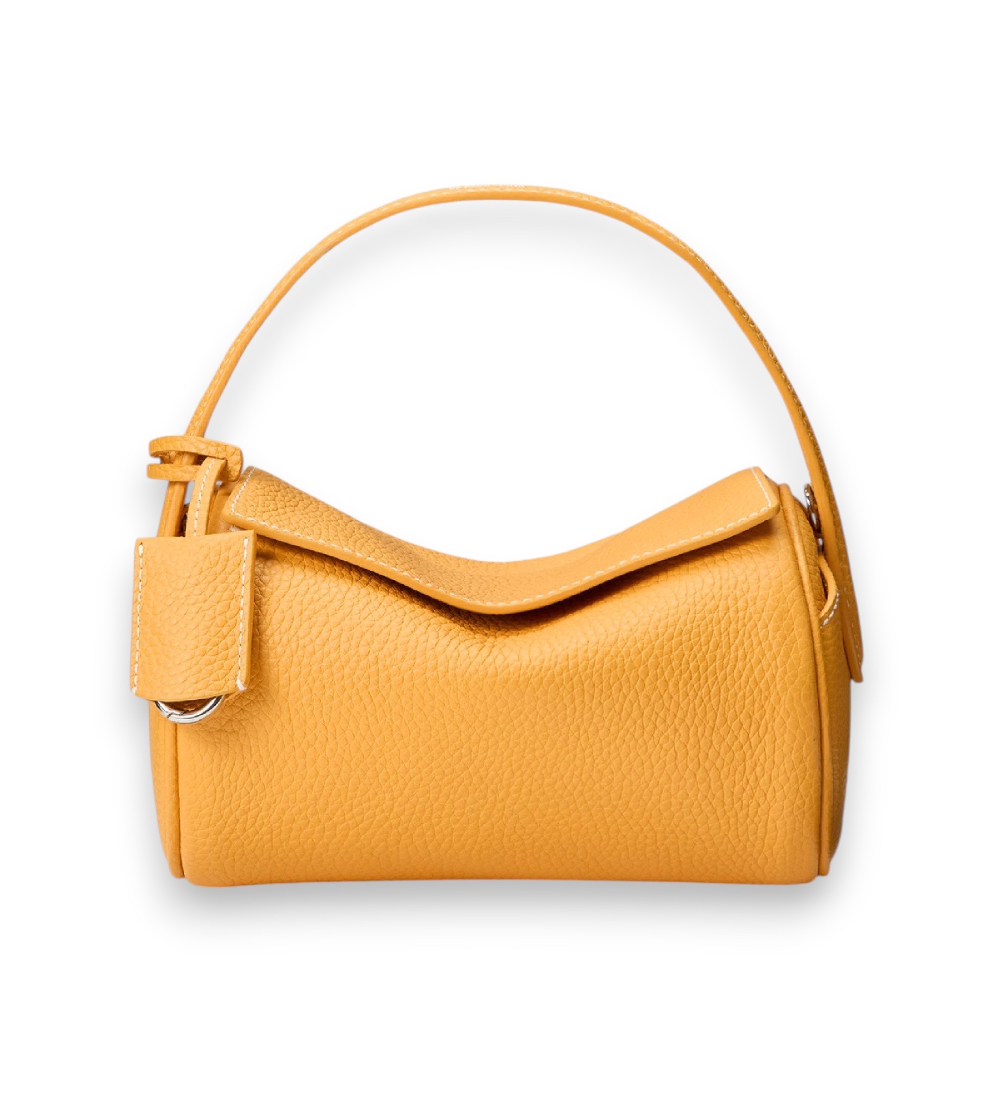 Polo Ralph Lauren für Damen. 428P01425002 Kleine gelbe Polo Play Duffel-Tasche aus Leder (OSFA), Lässig