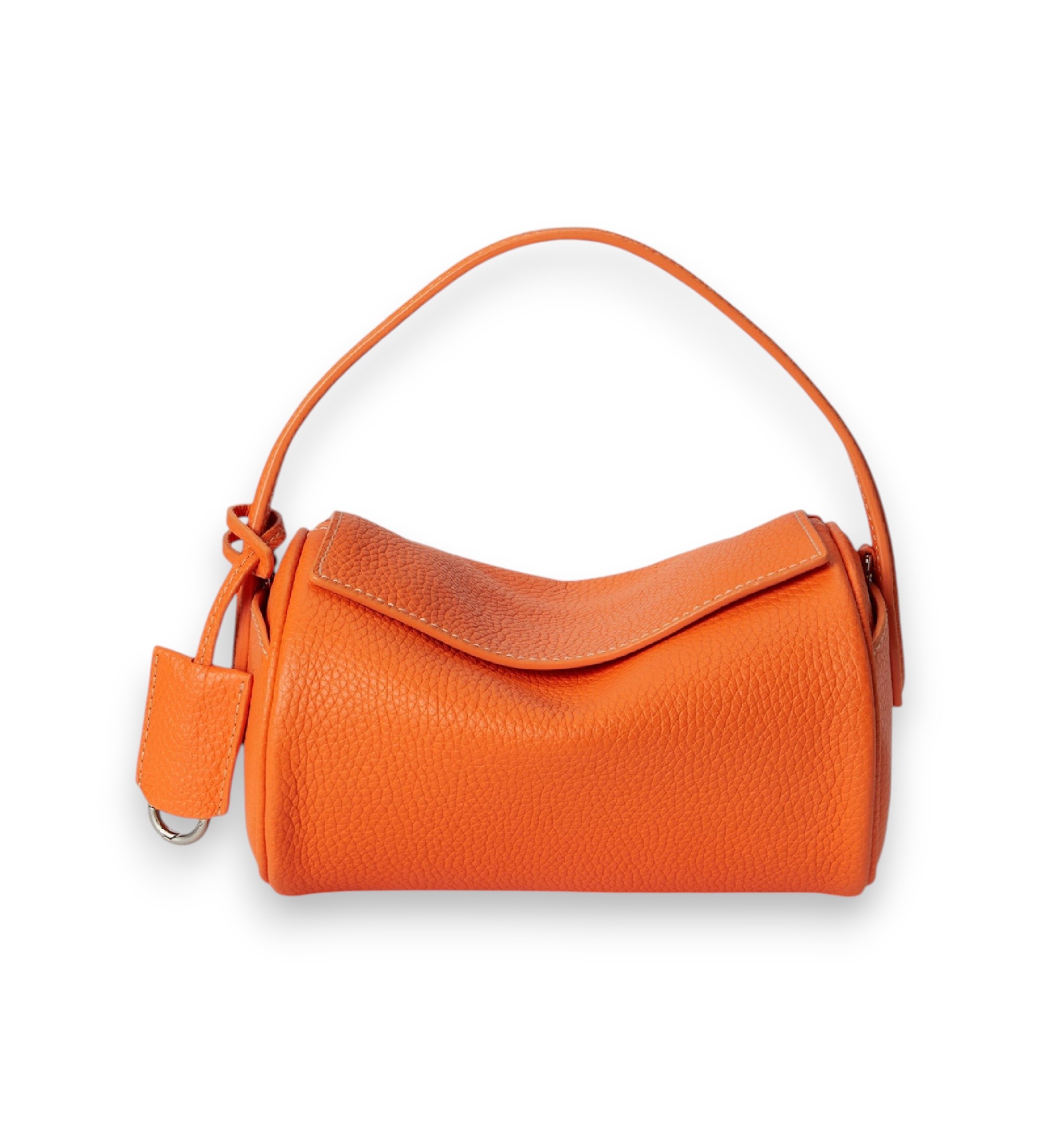 Polo Ralph Lauren für Damen. 428P01425004 Kleine Polo Play Duffel-Tasche aus orangefarbenem Leder (OSFA), Lässig