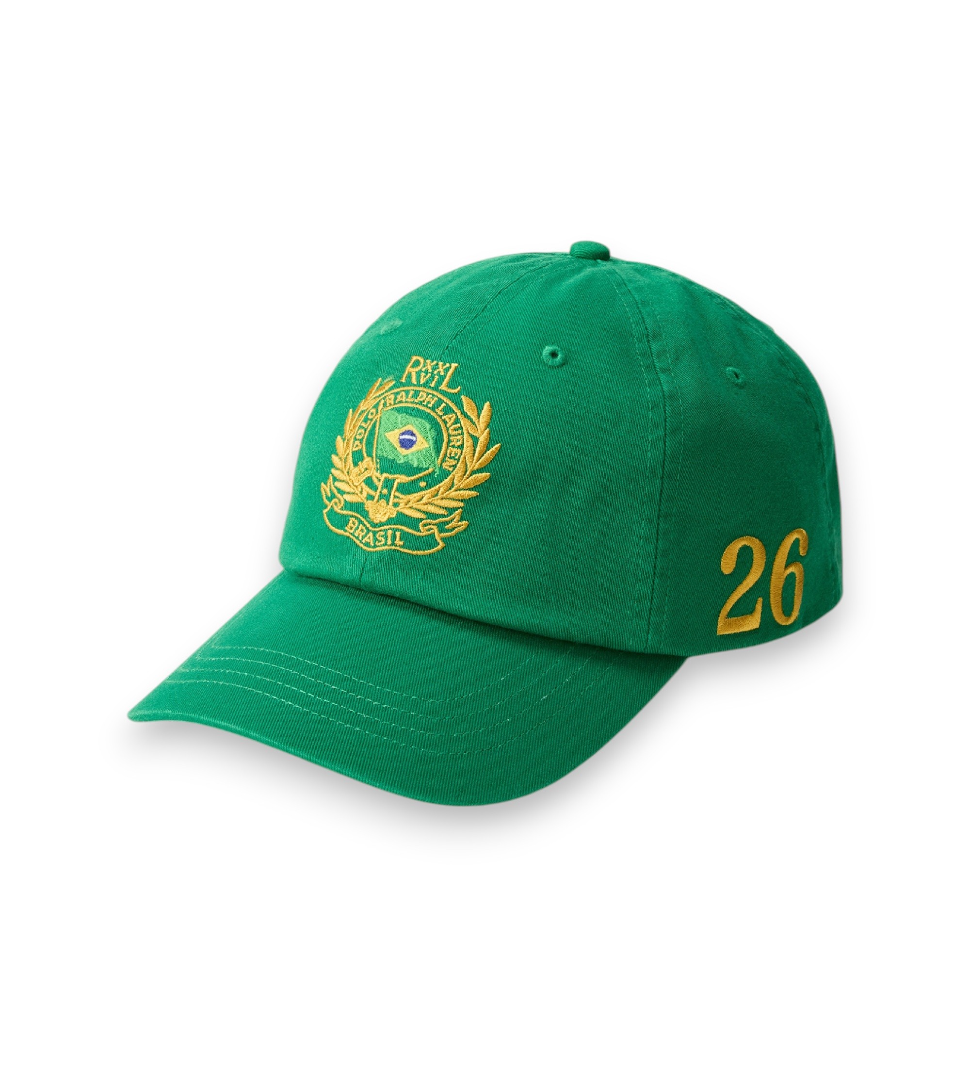 Polo Ralph Lauren für Herren. 710B21781001 Kappe Brasilien grün (OSFA), Lässig, Baumwolle