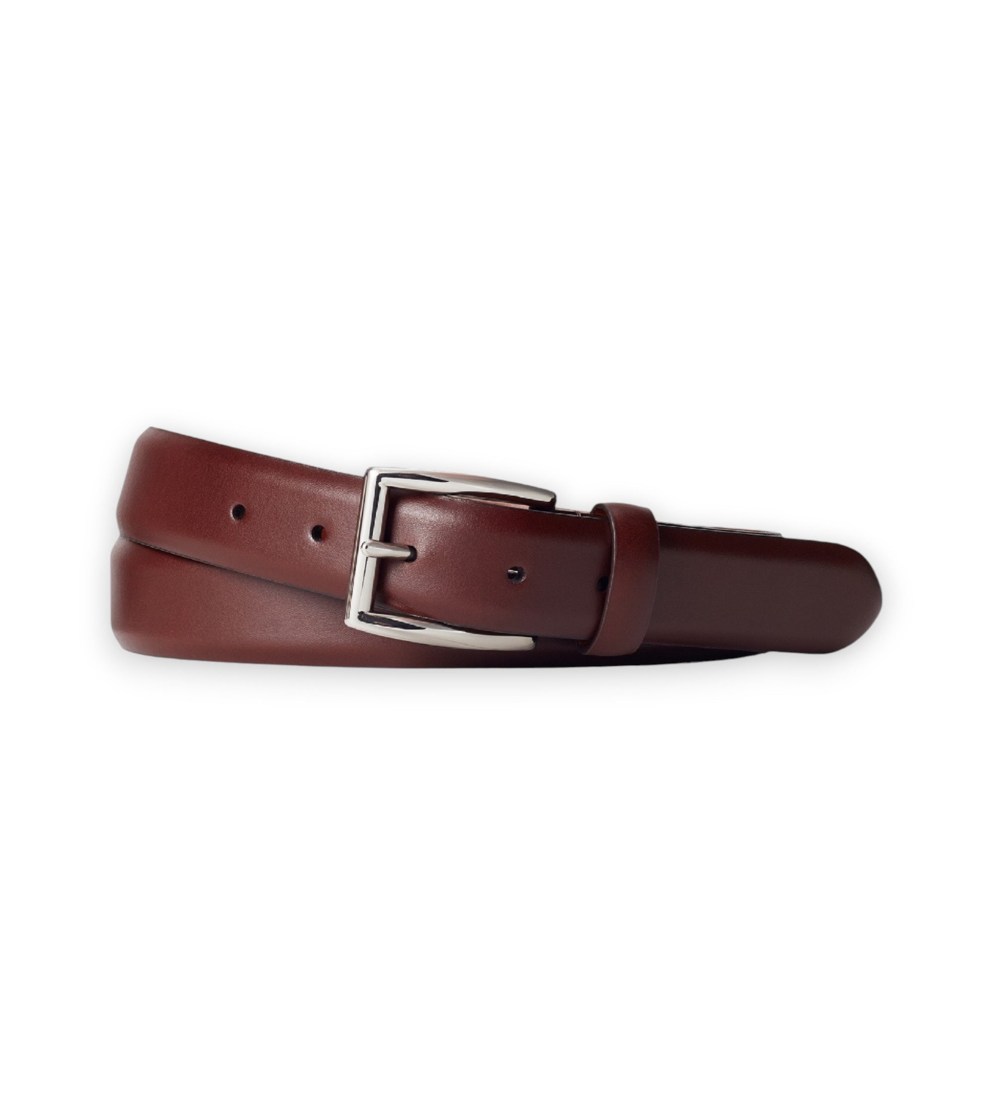 Polo Ralph Lauren für Herren. 405913730001 Brauner Lederkleidgürtel (38), Lässig, Klassisch