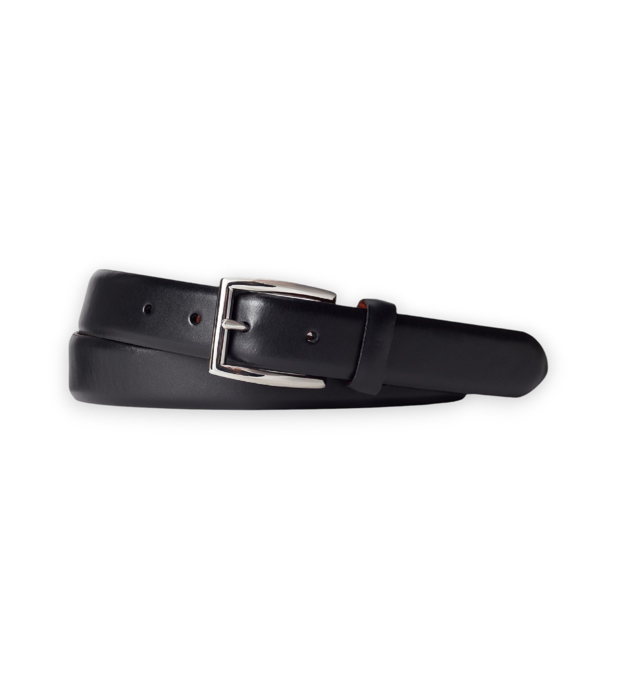 Polo Ralph Lauren für Herren. 405913730002 Schwarzer Lederkleidgürtel (40), Lässig, Klassisch