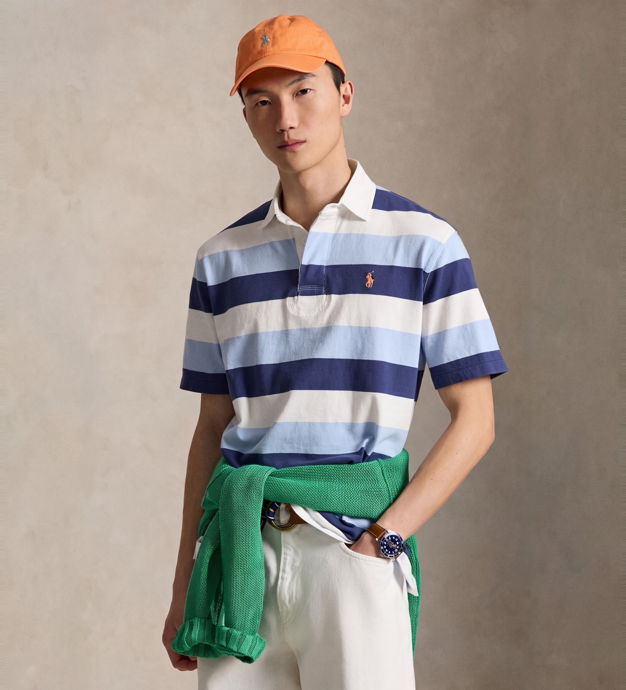 Polo Ralph Lauren für Herren. 710977587001 Polo Rugby blau (S), Lässig, Baumwolle, Kurzarm