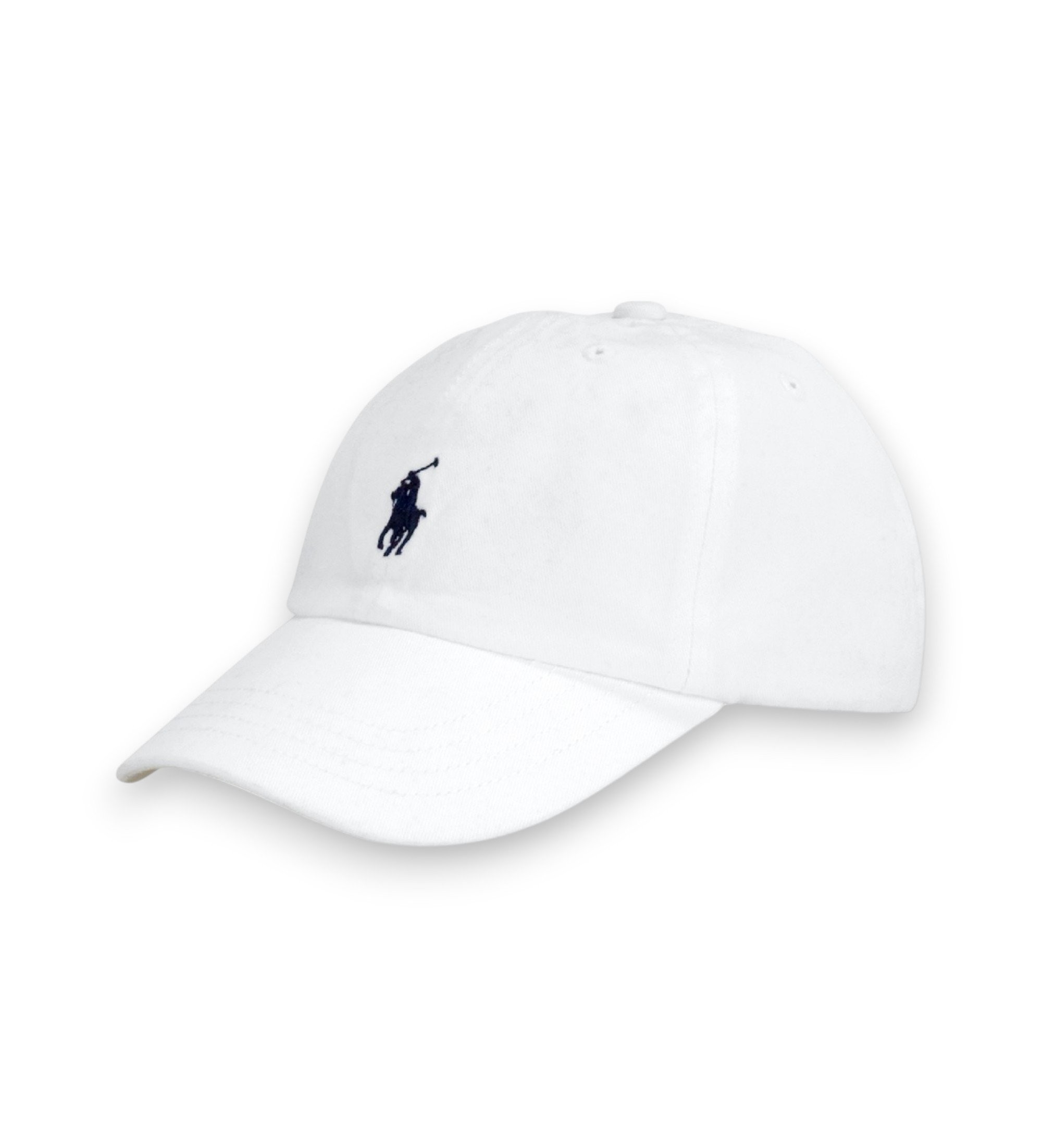 Polo Ralph Lauren Unisex für Kinder. 323552489001 Weiße Chino-Mütze aus Baumwolle (OSFA), Lässig, Kinderbekleidung