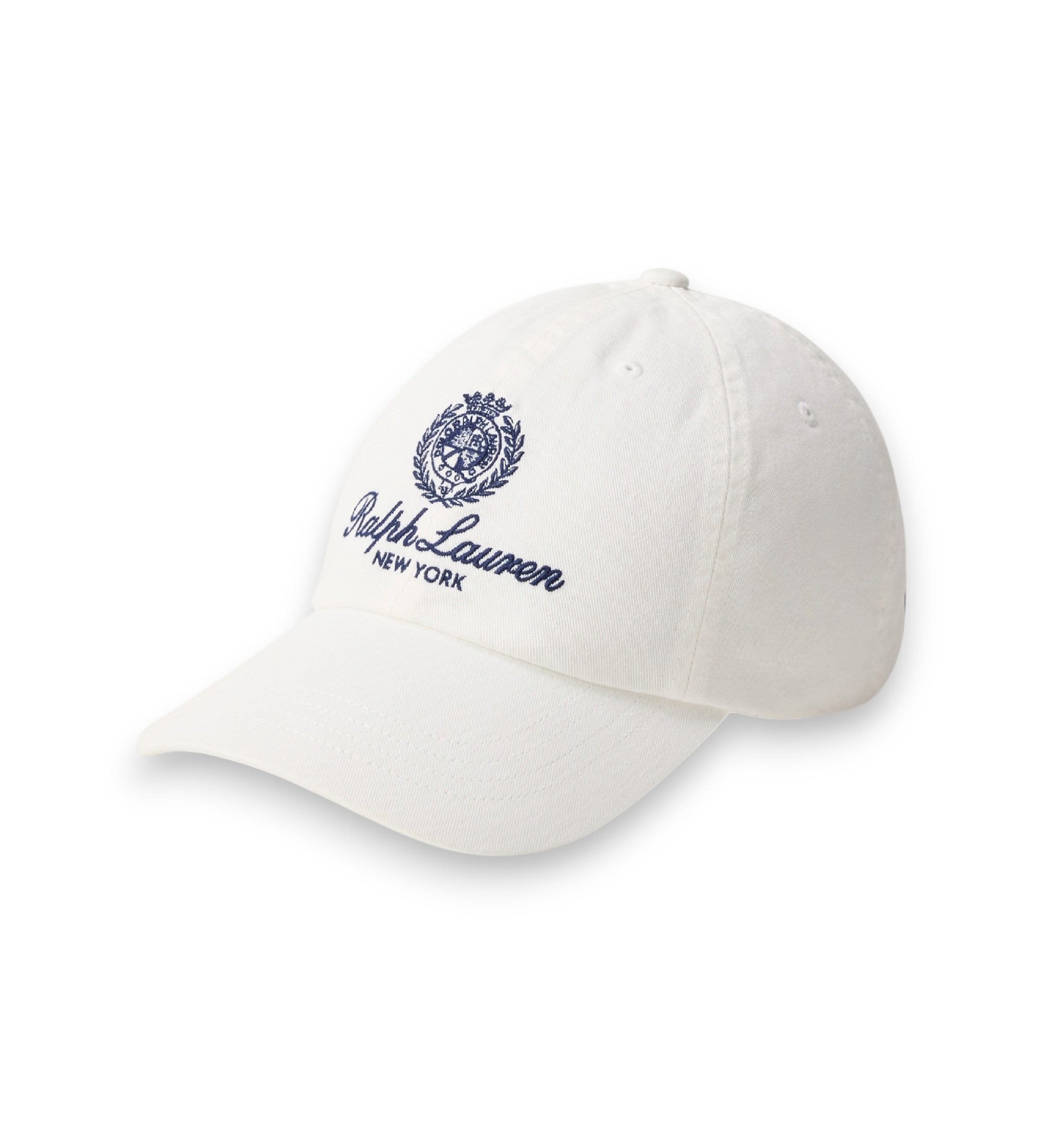 Polo Ralph Lauren für Herren. 710A13274004 Twill-Cap mit weißem gesticktem Wappen (OSFA), Lässig, Baumwolle