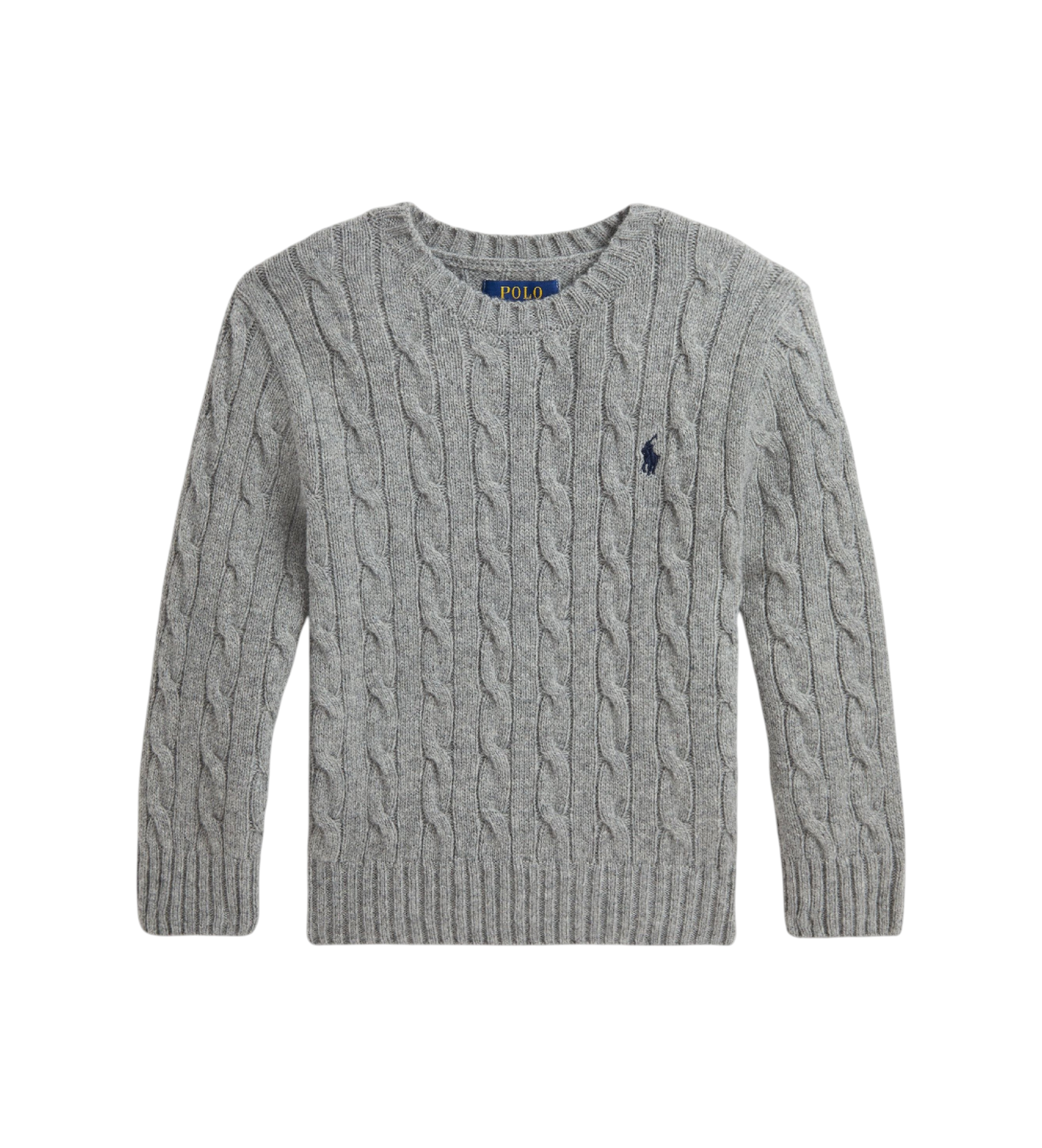 Polo Ralph Lauren für Mädchen. 322877728004 Pullover aus Wolle und Kaschmir in Grau (6años= 117/123cm), Klassisch, Langarm, Kinderbekleidung