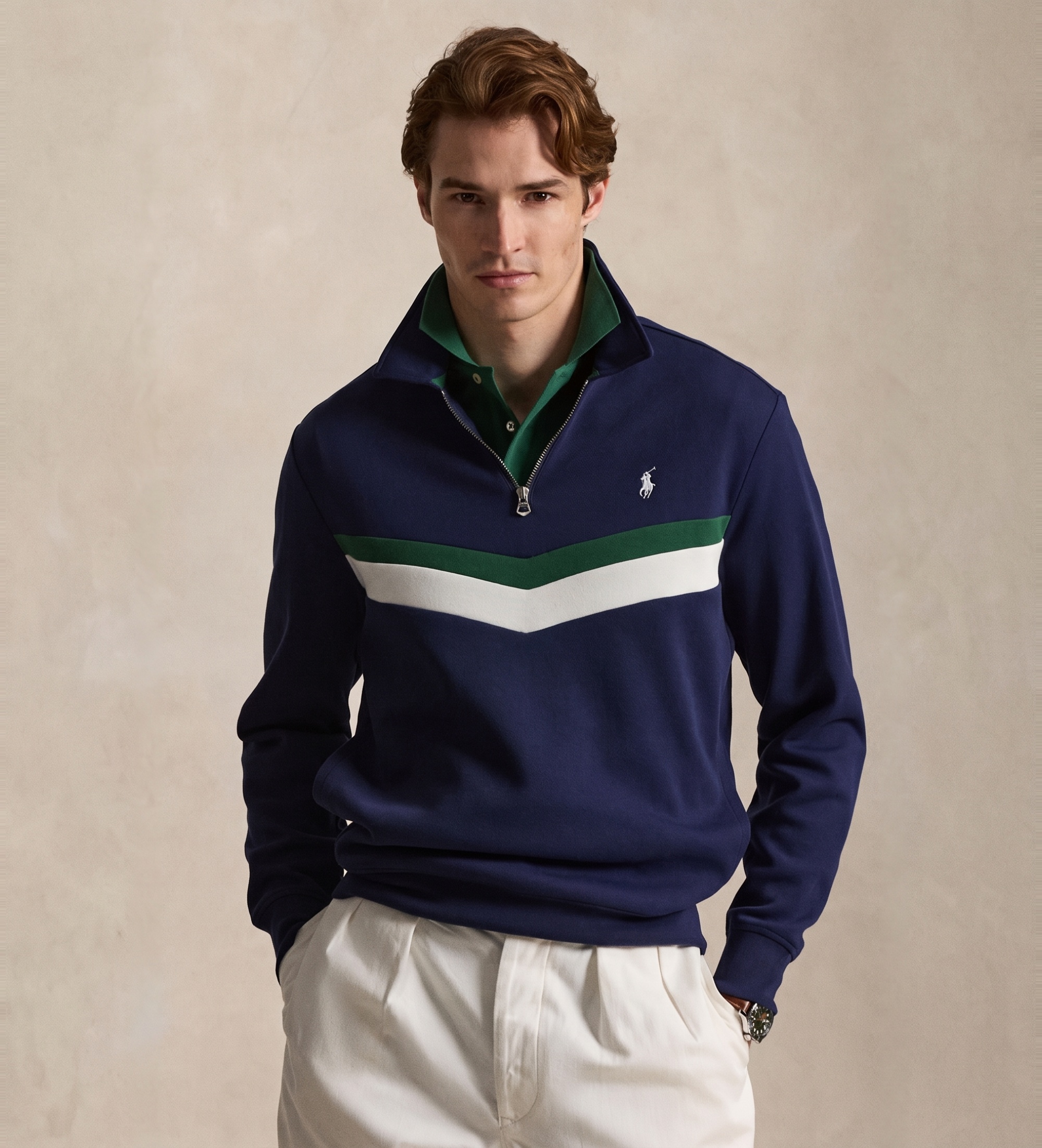 Polo Ralph Lauren für Herren. 710B20262002 Jersey bedruckt mit kurzen Ärmeln marine (S), Lässig, Baumwolle, Kurzarm