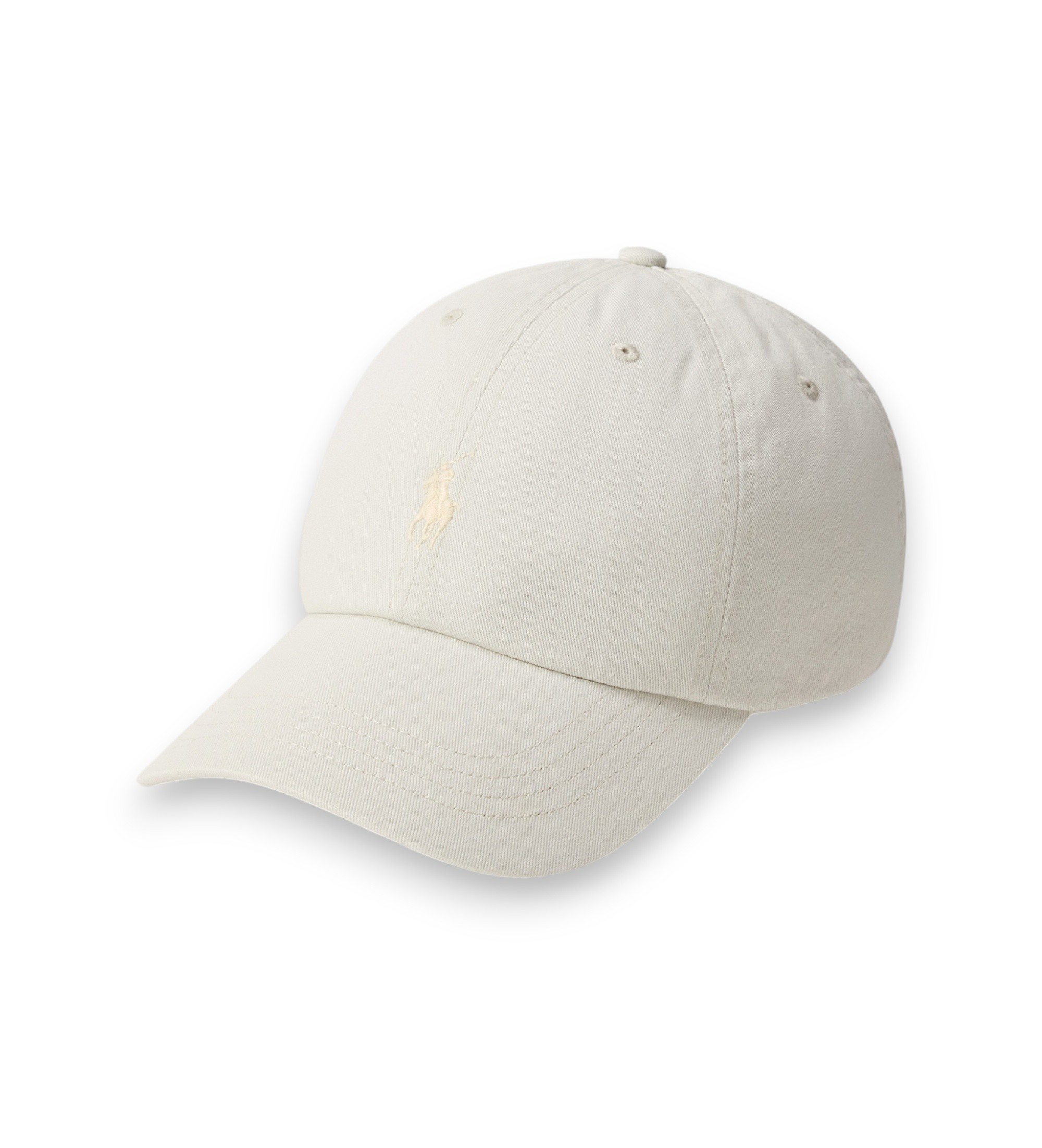 Polo Ralph Lauren für Herren. 710667709514 Die ikonische Chinomütze aus gebrochenem Weiß in Baumwolle (OSFA), Lässig