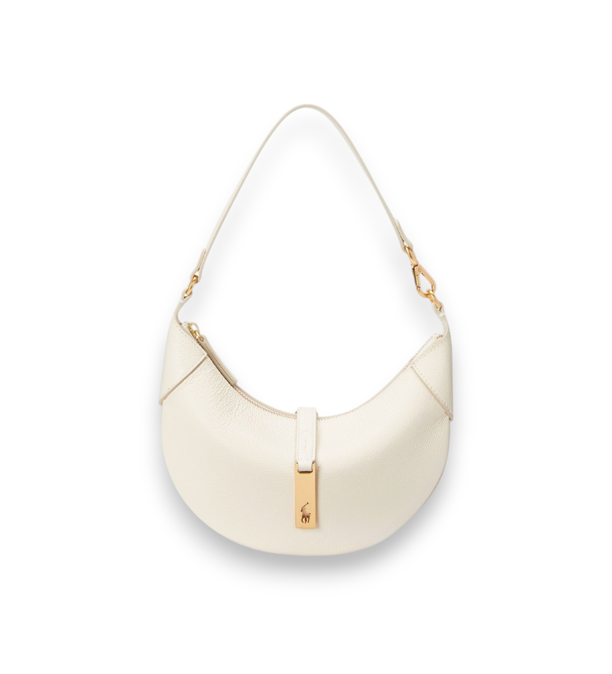 Polo Ralph Lauren für Damen. 428895802007 Polo ID Mini-Schultertasche aus Leder in Gebrochen Weiß (OSFA), Lässig