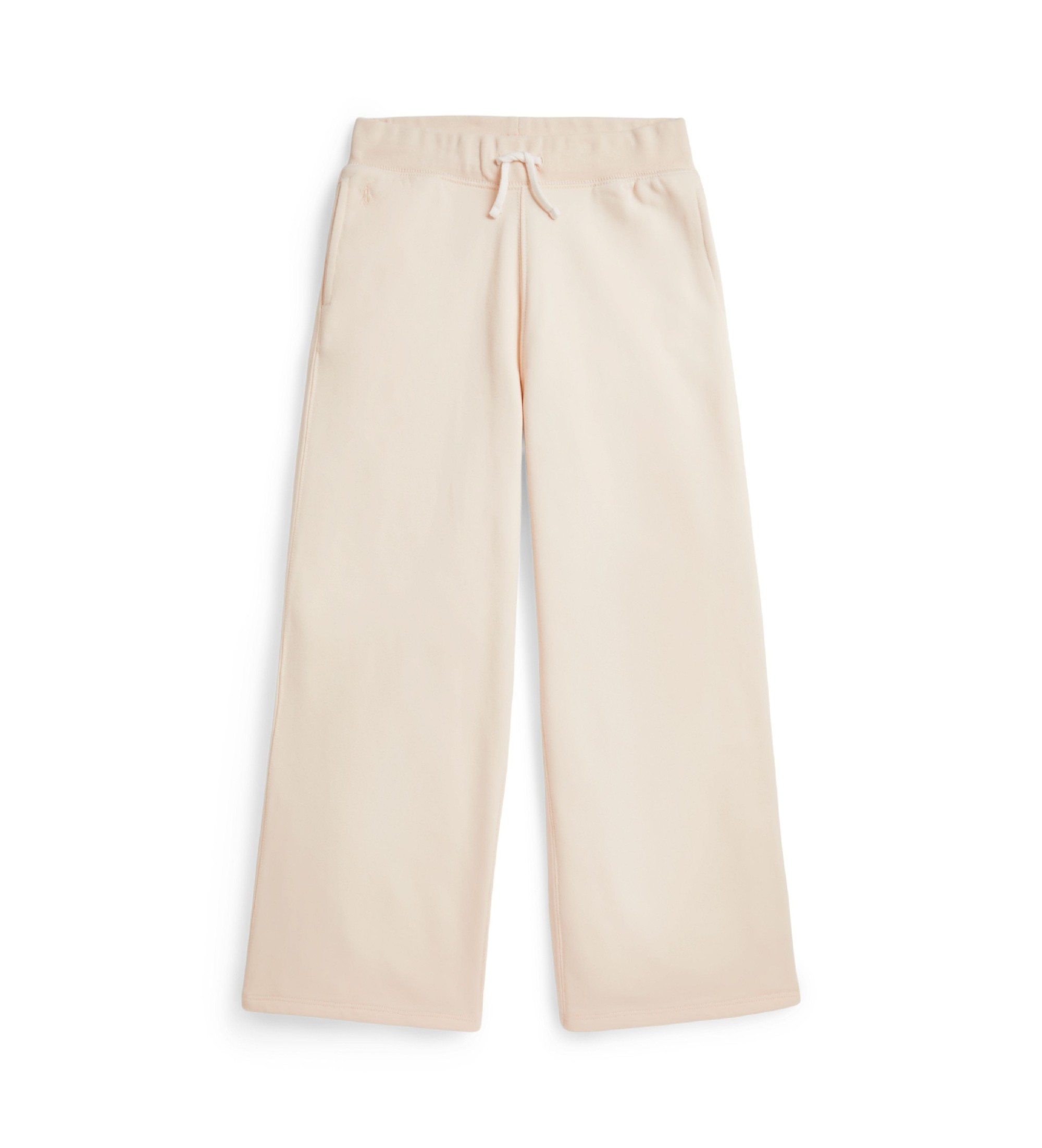 Polo Ralph Lauren für Mädchen. 313957843505 Beige Jogginghose aus Frottee-Strick ((M) 8/9Años= 136/142cm), Lässig, Baumwolle, Kinderbekleidu