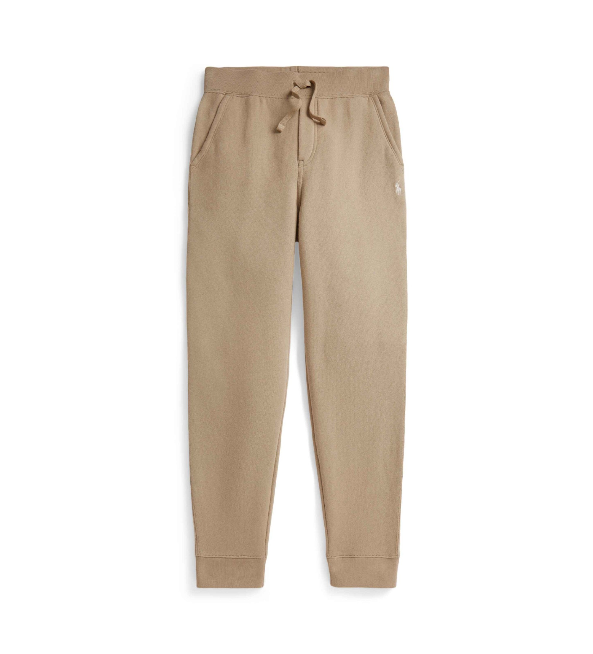 Polo Ralph Lauren für Jungen. 323799362502 Braune Fleece-Jogger-Hose (8/9años= 140/149cm), Beige, Lässig, Baumwolle, Kinderbekleidung