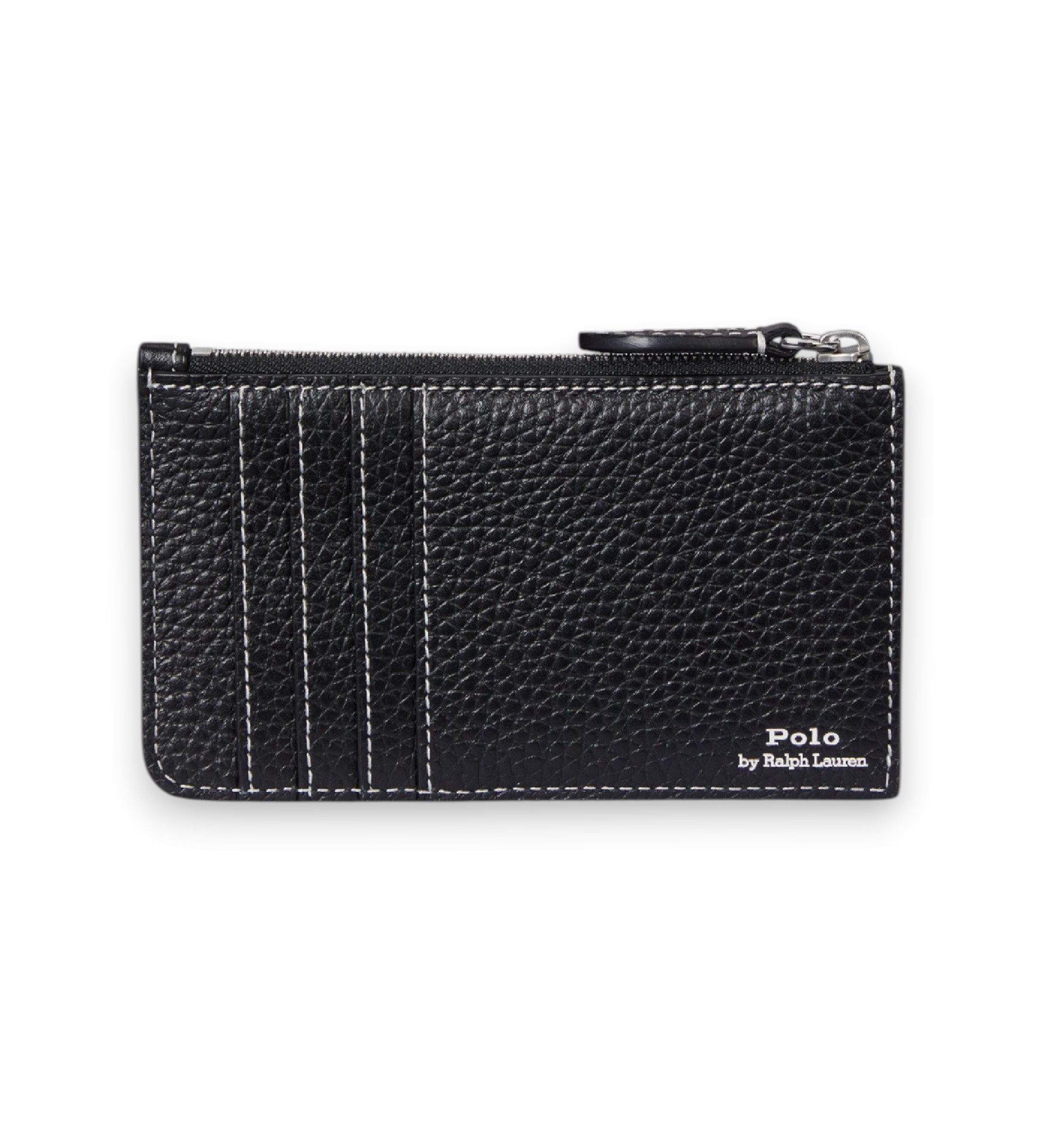 Polo Ralph Lauren für Damen. 427949872010 Leder-Kartenetui Polo Play schwarz (OSFA), Lässig