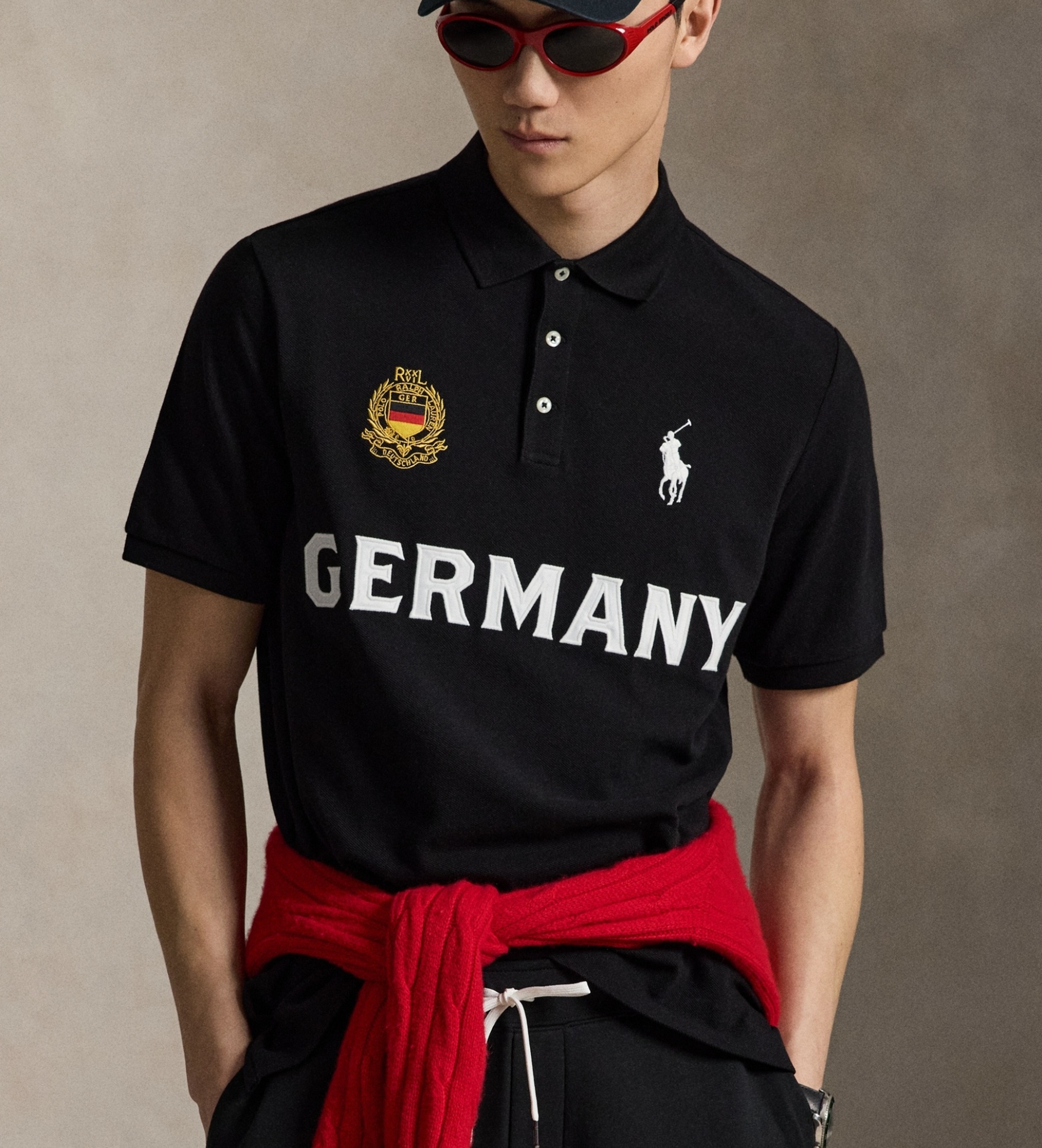 Polo Ralph Lauren für Herren. 710B20862001 Polo Classic Fit Deutschland schwarz (S), Lässig, Baumwolle, Kurzarm