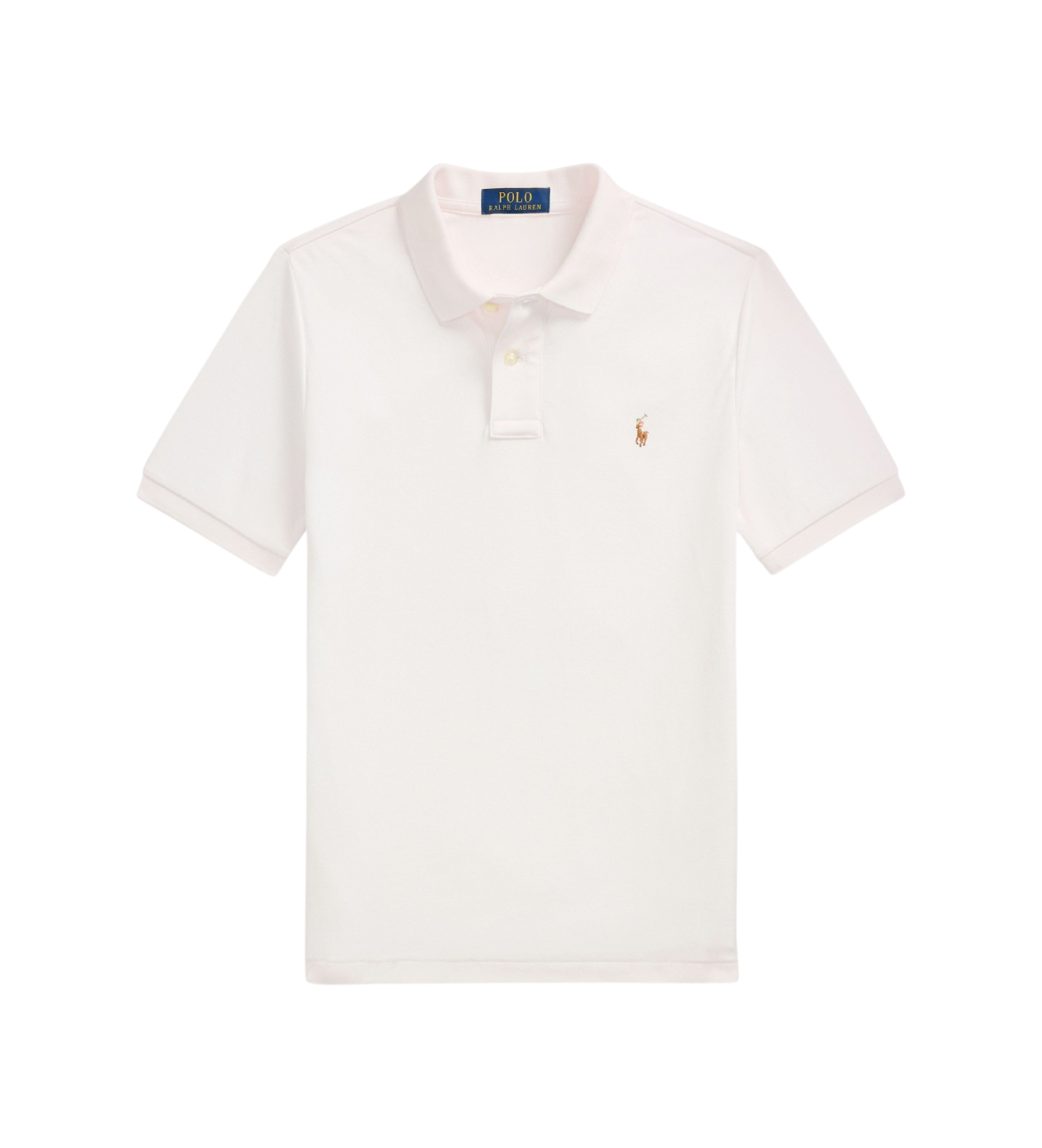 Polo Ralph Lauren für Jungen. 323952431005 Weiches weißes Baumwoll-Poloshirt ((M) 8/9años= 140/149cm), Lässig, Baumwolle, Kurzarm, Kinderbek