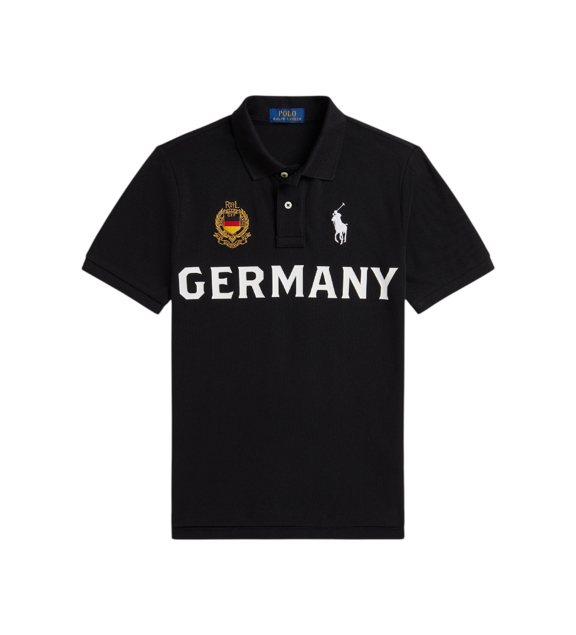 Polo Ralph Lauren für Jungen. 323B27894001 Schwarzes Baumwoll-Piqué-Poloshirt aus Deutschland ((M) 8/9años= 140/149cm), Lässig, Baumwolle, K