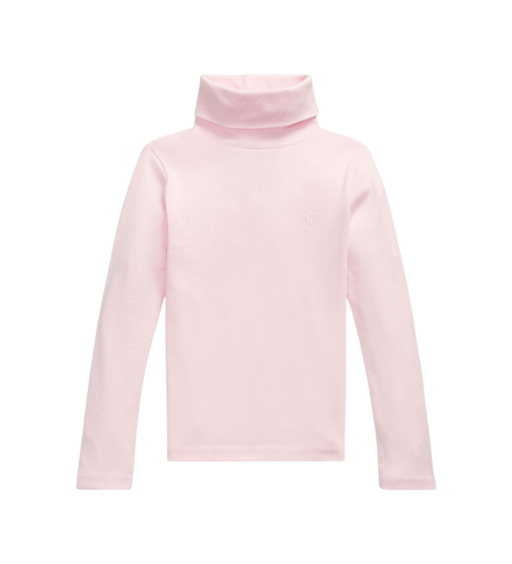 Polo Ralph Lauren für Mädchen. 312850670010 Rosa gerippter Pullover aus Modal und Baumwolle (5años= 109/116cm), Lässig, Langarm, Kinderbekle