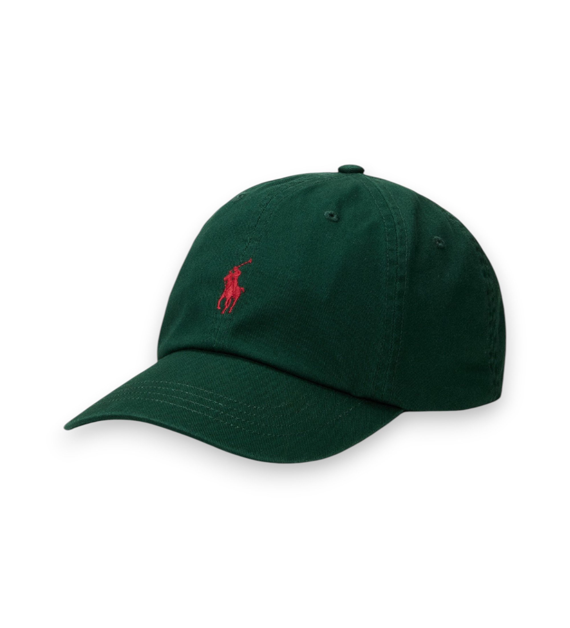 Polo Ralph Lauren für Damen. 211912843010 Die ikonische grüne Chino-Kappe aus Baumwolle (OSFA), Lässig