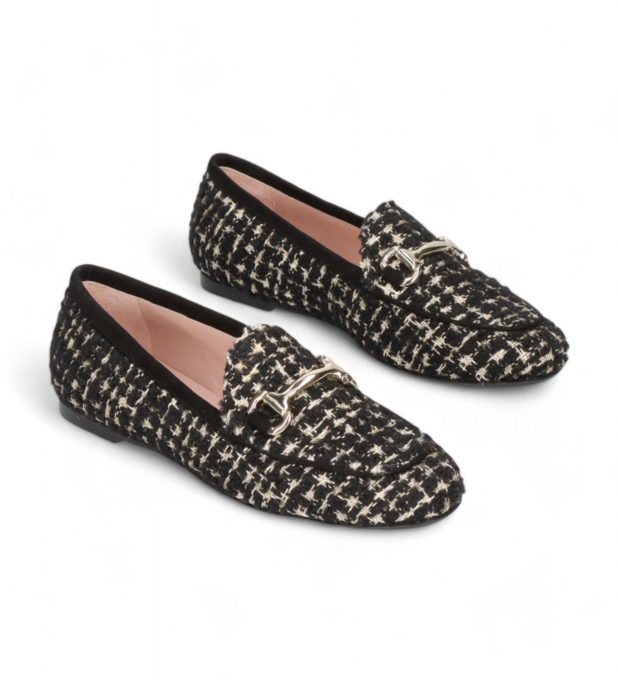 Pretty Ballerinas für Damen. 49626 Faye Slipper schwarz (37), Leder, Wohnung, 1 bis 3 cm, Keine, Lässig