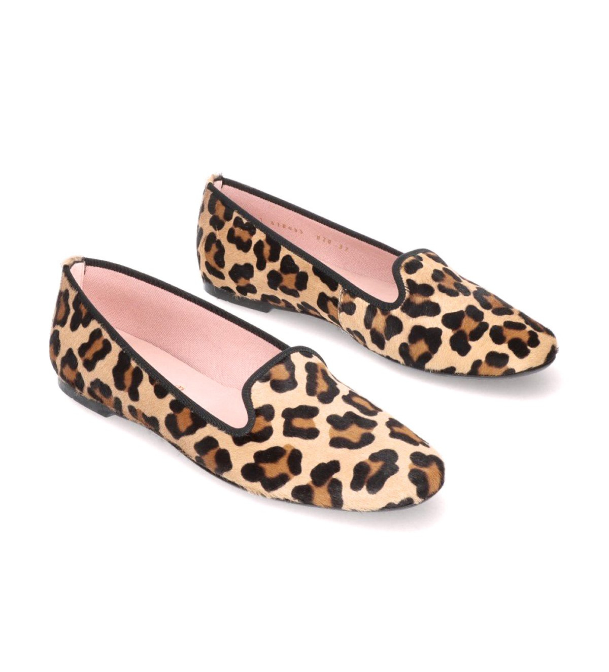 Pretty Ballerinas für Damen. 42165 Faye Leder-Slipper mit Tiermotiv (35), Wohnung, Wildleder, Keine, Lässig, Tierdruck