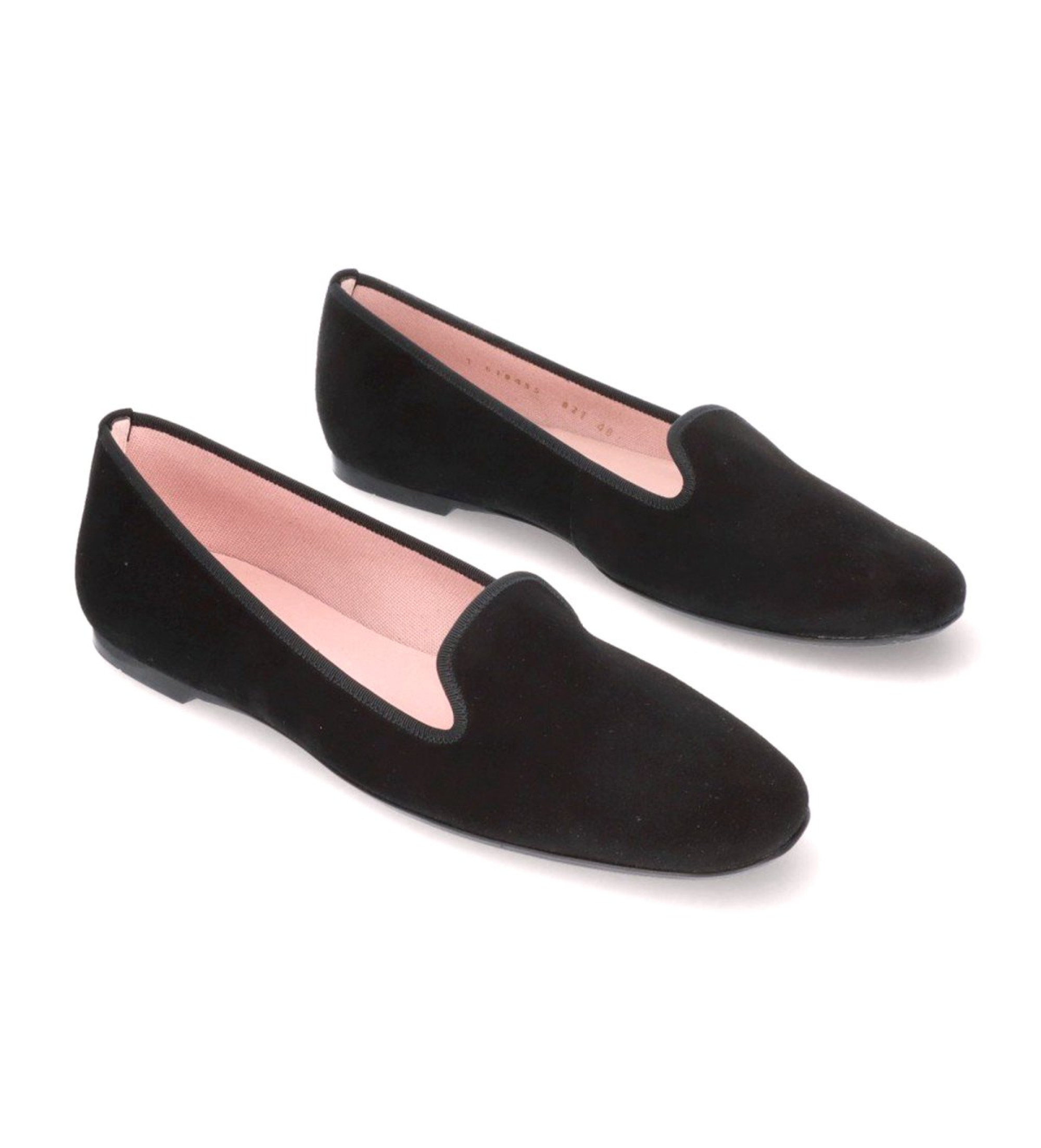 Pretty Ballerinas für Damen. 42165 Faye Leder-Slipper schwarz (37), Wohnung, Wildleder, Keine, Lässig
