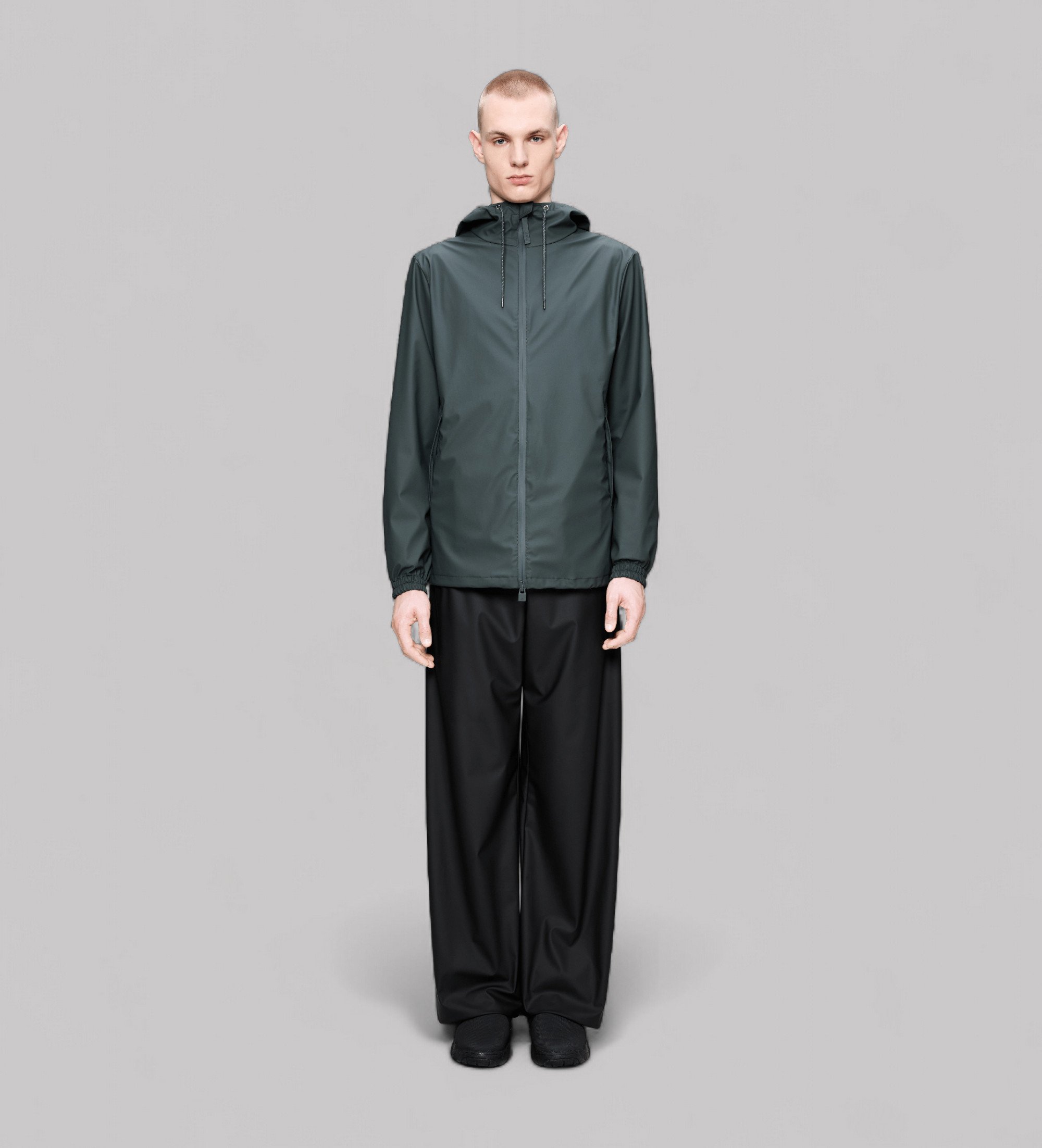 Rains Unisex. 18370 Storm Breaker Jacke dunkelgrau (XL), Lässig, Polyester