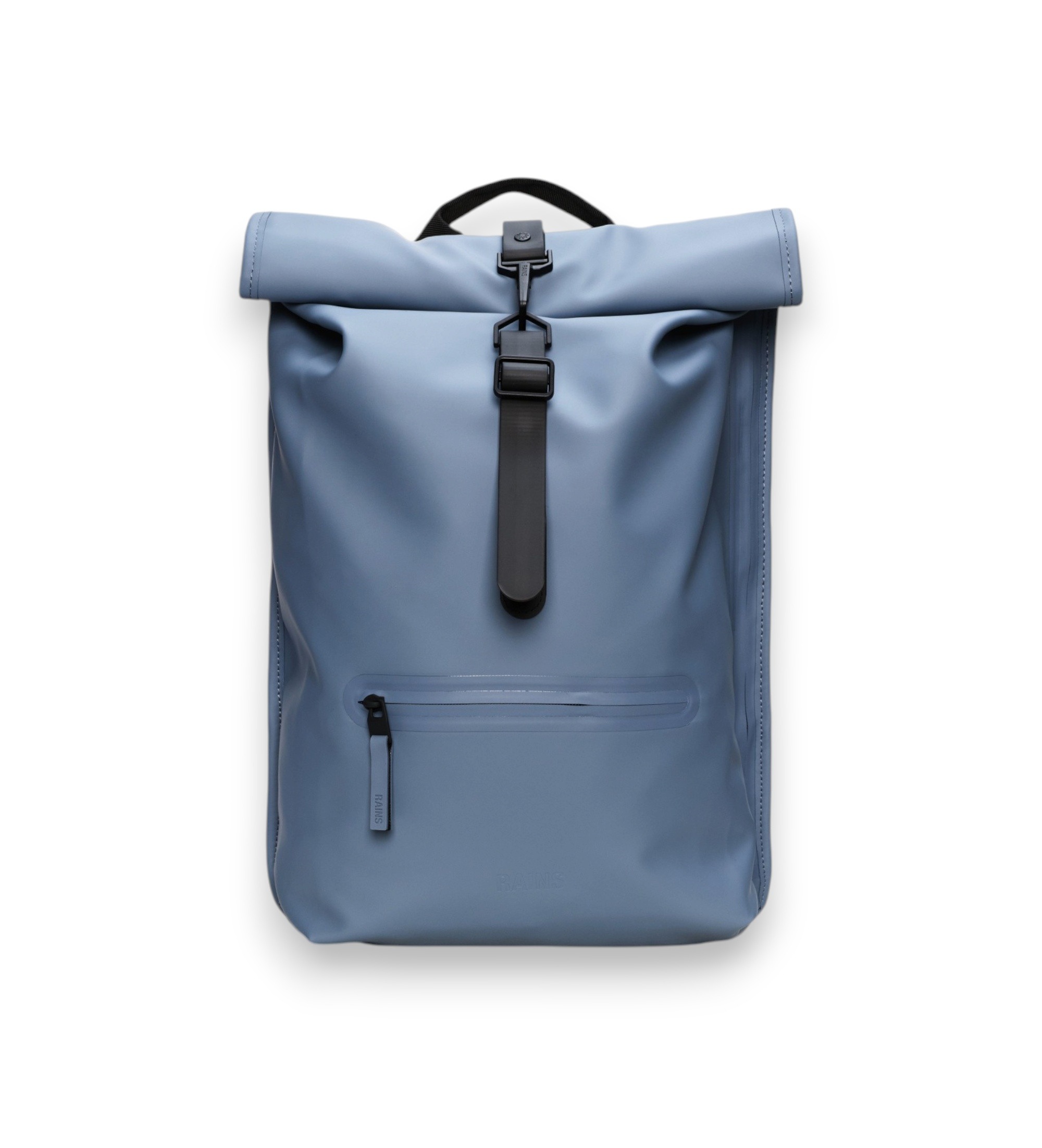 Rains Unisex. 13320 Mochila Rolltop Rucksack blau (OSFA), Lässig, Polyester