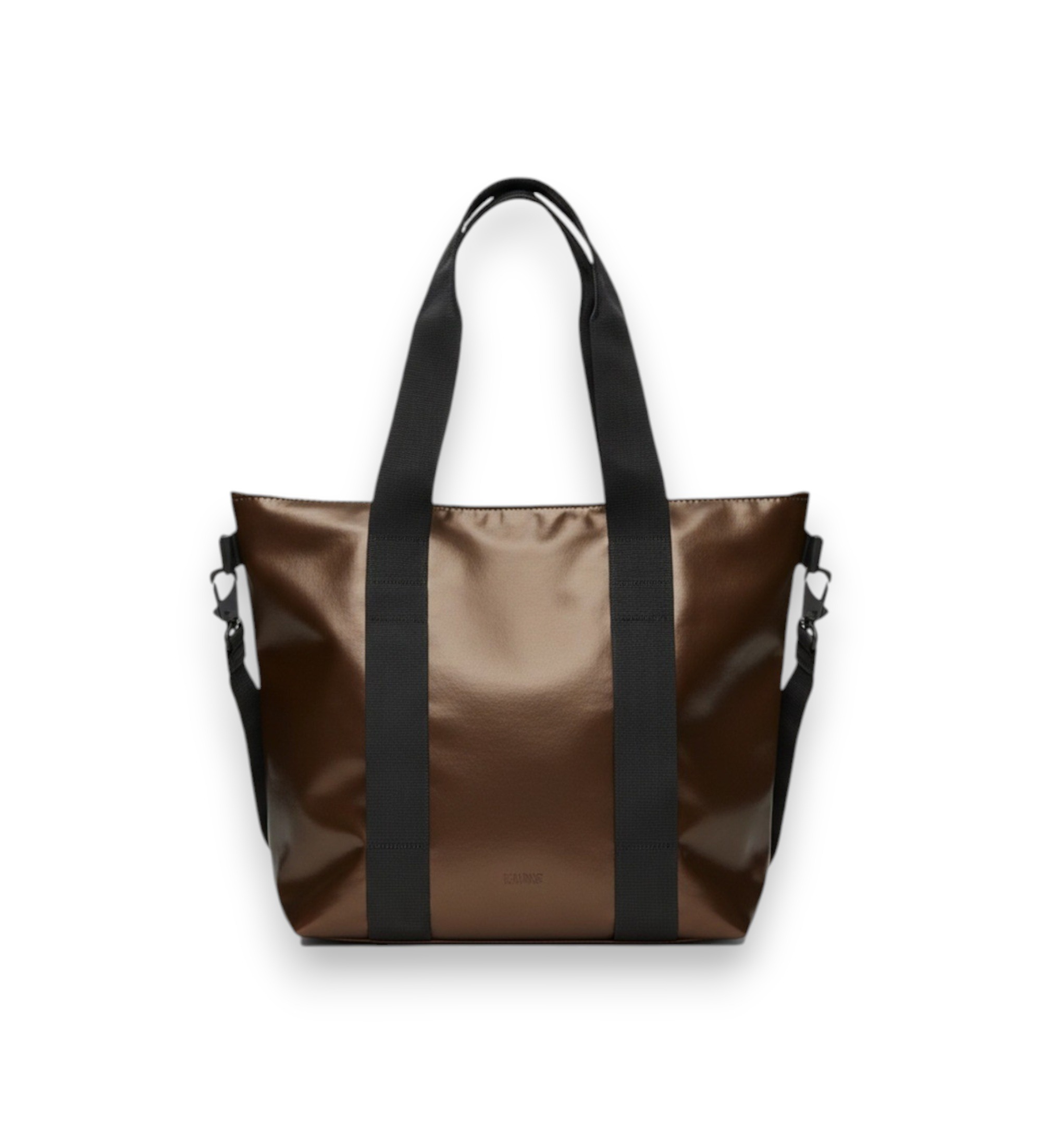 Rains Unisex. 14160 Braune Mini Tote Bag W3 (OSFA), Lässig, Polyurethan