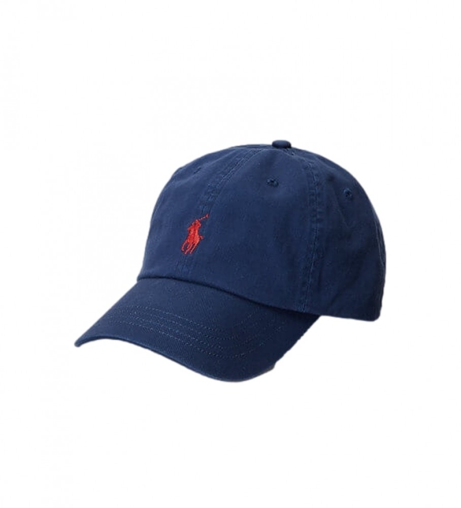 Polo Ralph Lauren für Herren. 710548524014 Chinesische Stoffmütze aus Baumwolle (OSFA), Lässig, Marine
