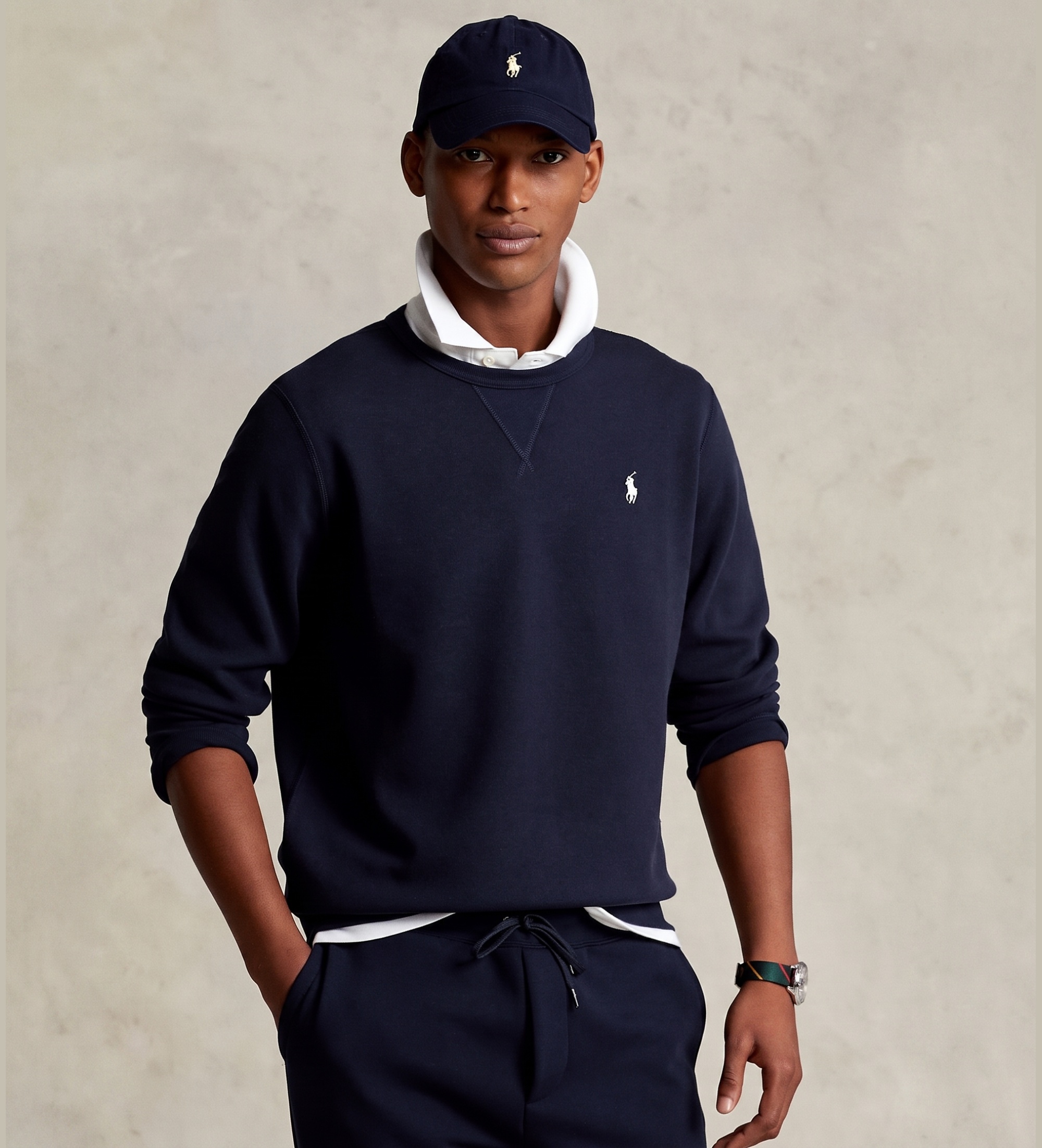 Polo Ralph Lauren für Herren. 710888284001 Pullover Ärmel navy (XL), Lässig, Baumwolle, Klassisch, Marine