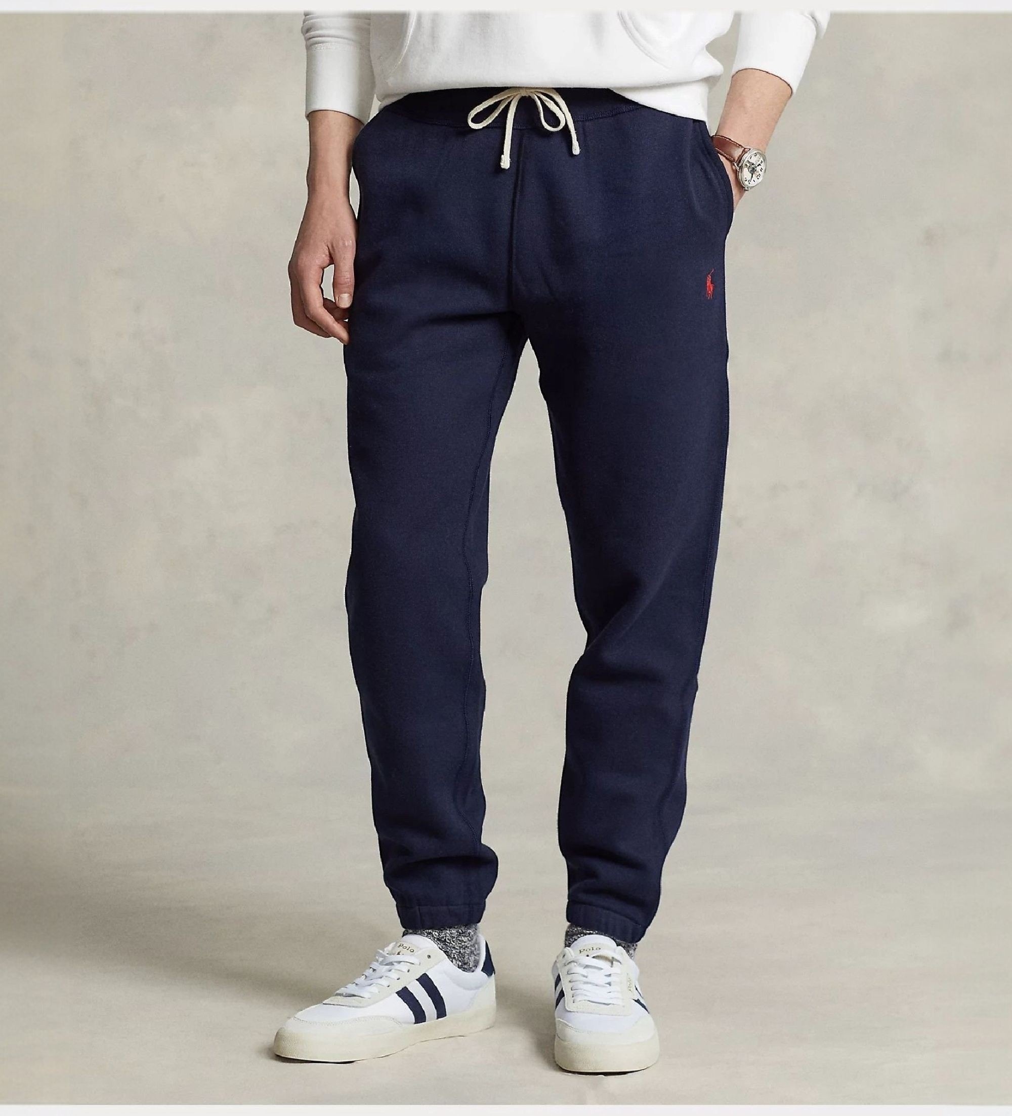 Polo Ralph Lauren für Herren. 710793939003 Trainingshose Navy Fleece (M), Lässig, Baumwolle, Marine