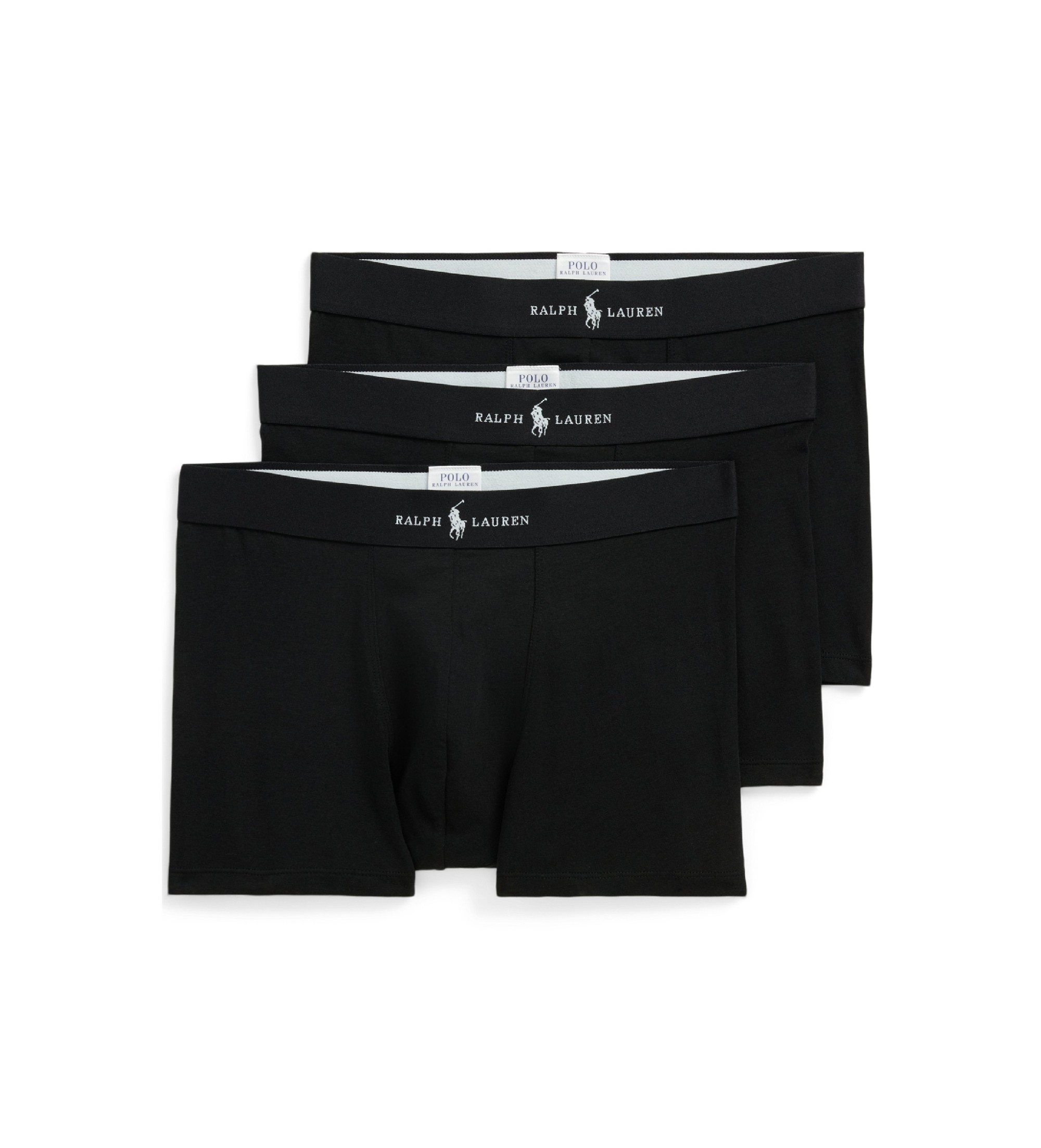 Polo Ralph Lauren für Herren. 714965507006 3er-Set Boxershorts aus klassischer Baumwollmischung schwarz (M), Heimtextilien, Baumwolle