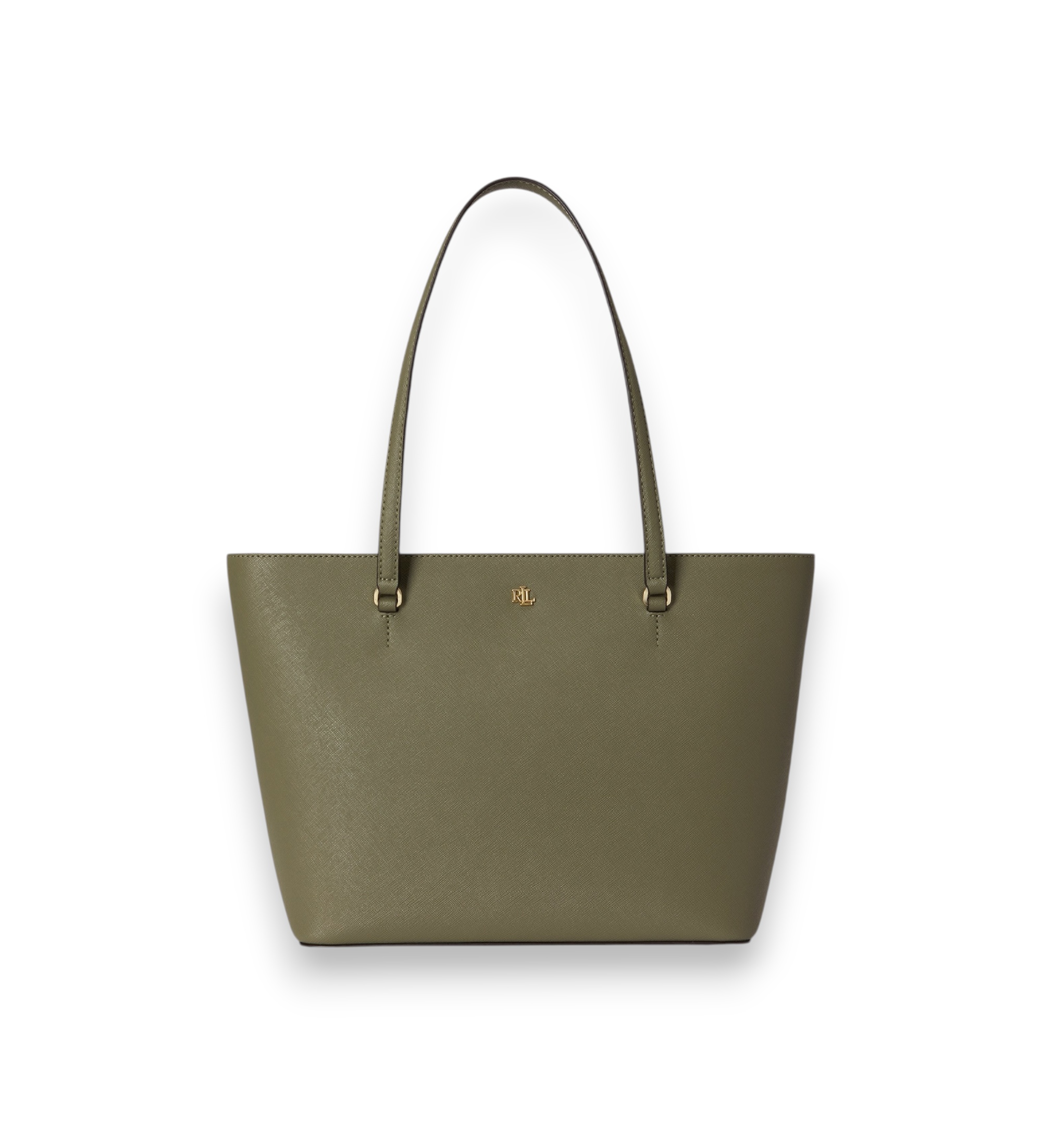 Lauren Ralph Lauren für Damen. 431924351032 Karly mittelgroße Crossbody-Tasche aus Leder grün (OSFA), Lässig, Klassisch