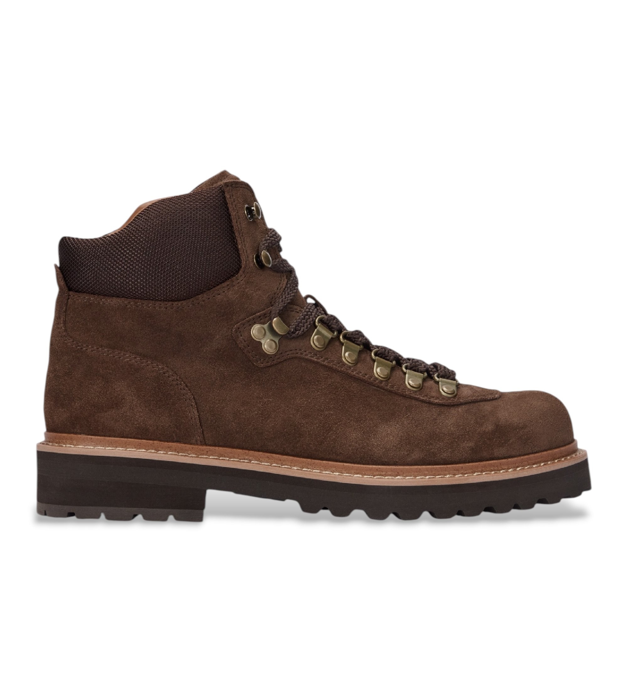 Polo Ralph Lauren für Herren. 812945354002 Alpine Wanderstiefel aus braunem Wildleder (46), Wohnung, Schnürsenkel, Draußen