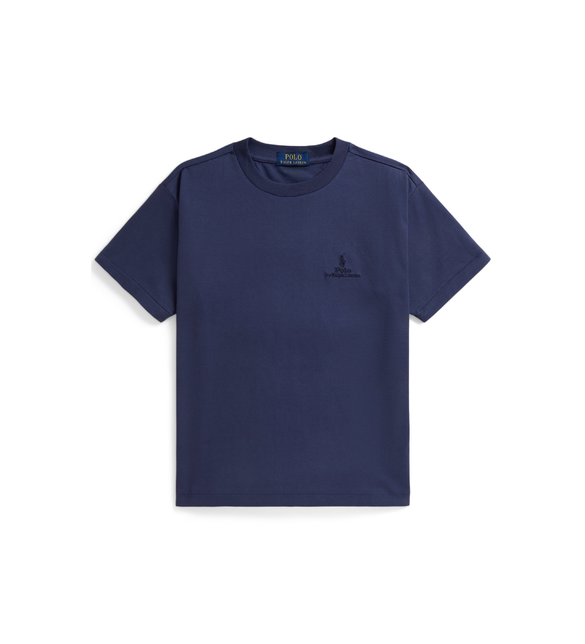 Polo Ralph Lauren für Jungen. 323A12286003 Big Fit Baumwoll-Strick-T-Shirt navy ((M) 8/9años= 140/149cm), Lässig, Baumwolle, Kurzarm, Marine