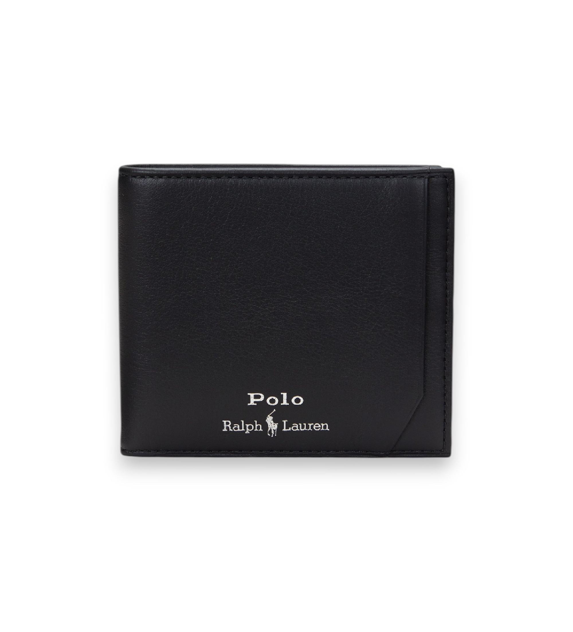 Polo Ralph Lauren für Herren. 405963228001 Weiches Leder Portemonnaie schwarz (OSFA), Lässig, Klassisch