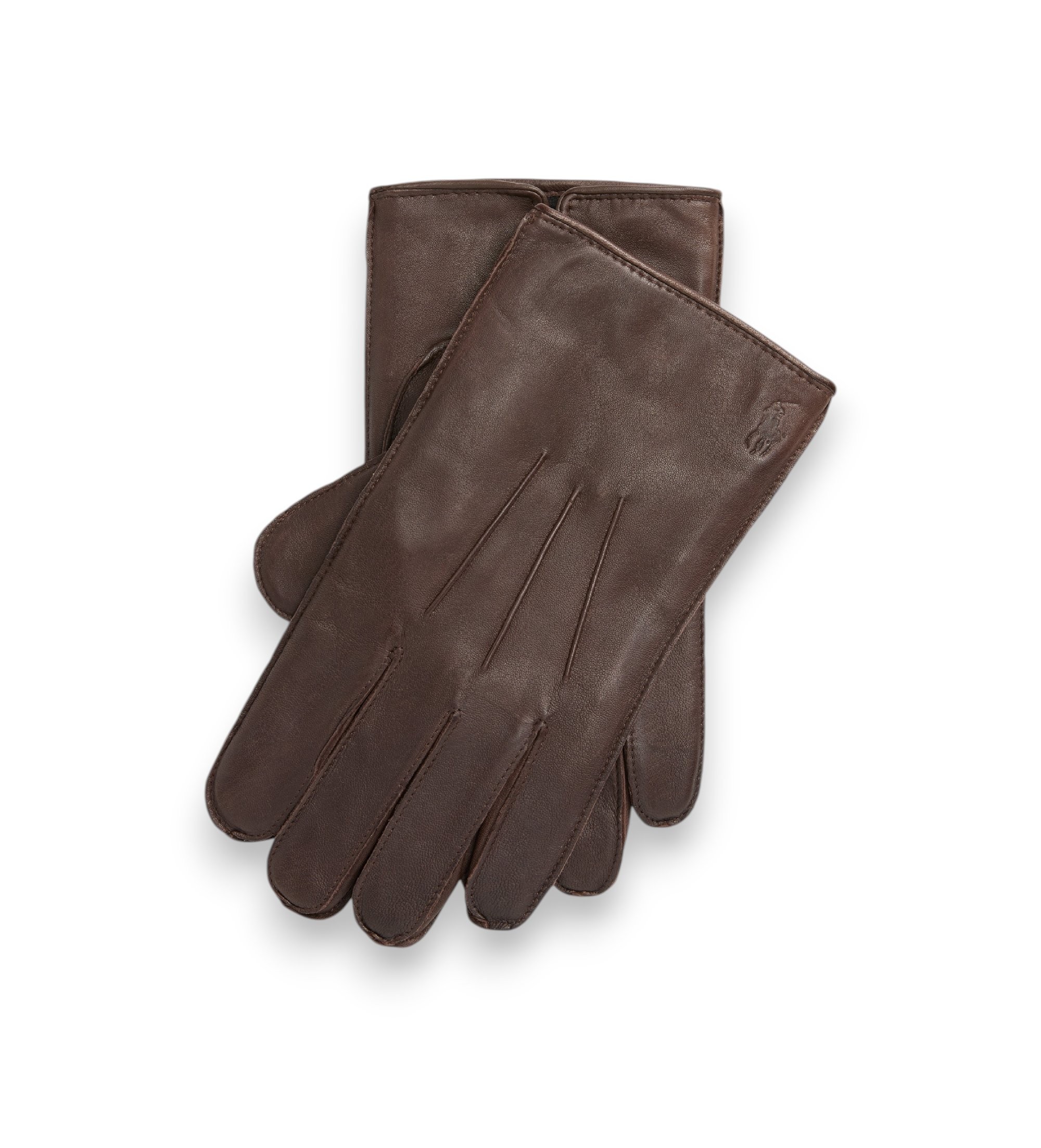 Polo Ralph Lauren für Herren. 449959451002 Touchscreen-Handschuhe aus Leder, braun (L), Lässig, Klassisch