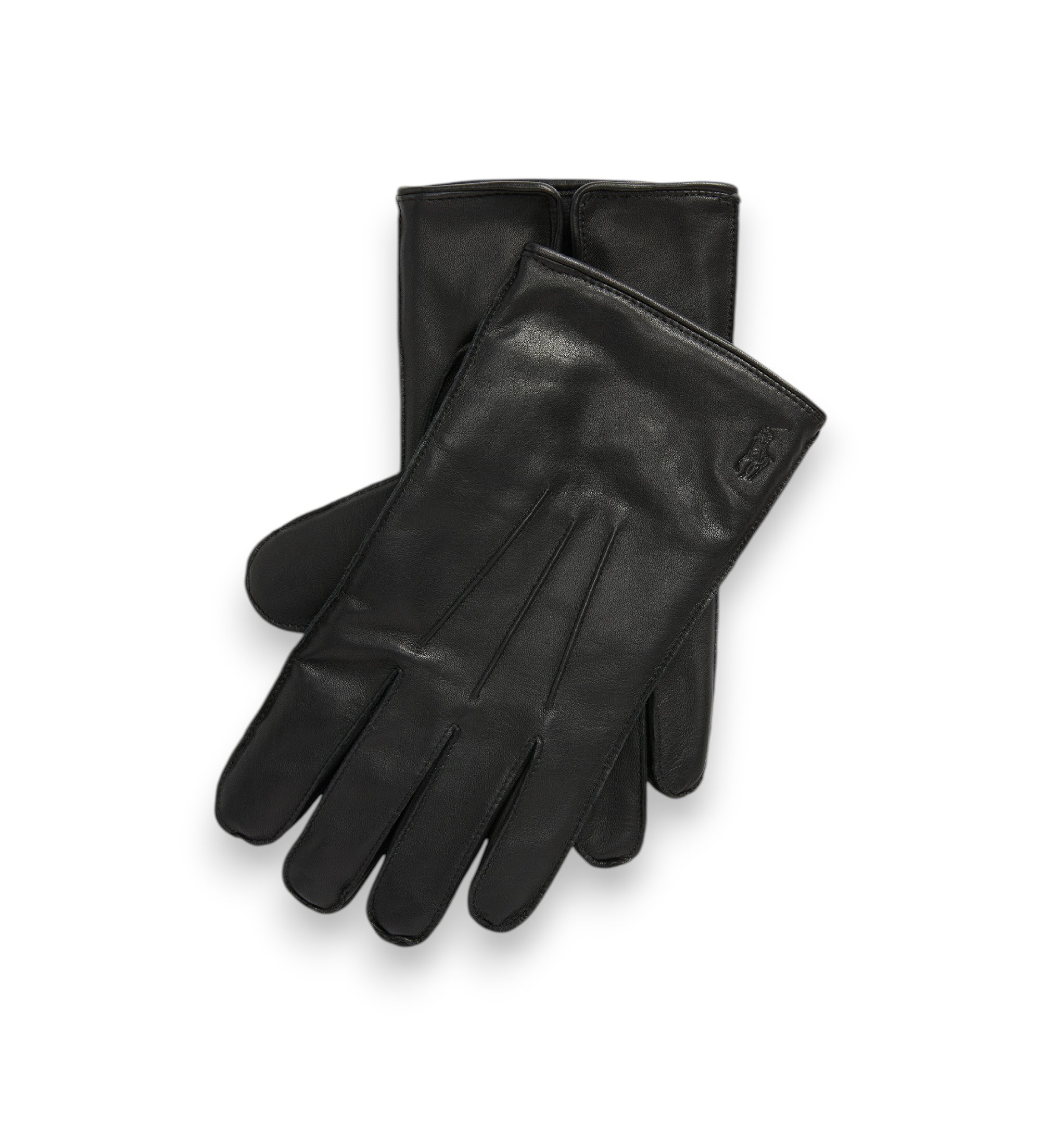 Polo Ralph Lauren für Herren. 449959451001 Touchscreen-Lederhandschuhe schwarz (M), Lässig, Klassisch