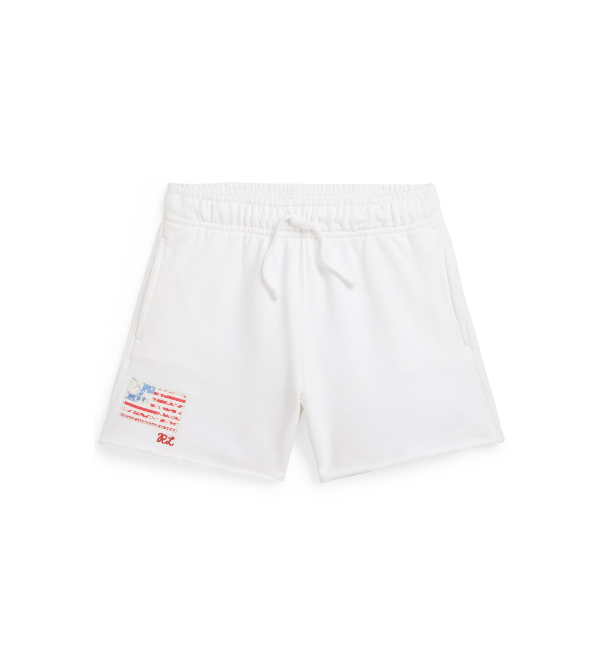 Polo Ralph Lauren für Mädchen. 312A11747001 Shorts Rohsaum weiß (6X= 134/137cm), Lässig, Baumwolle, Kinderbekleidung