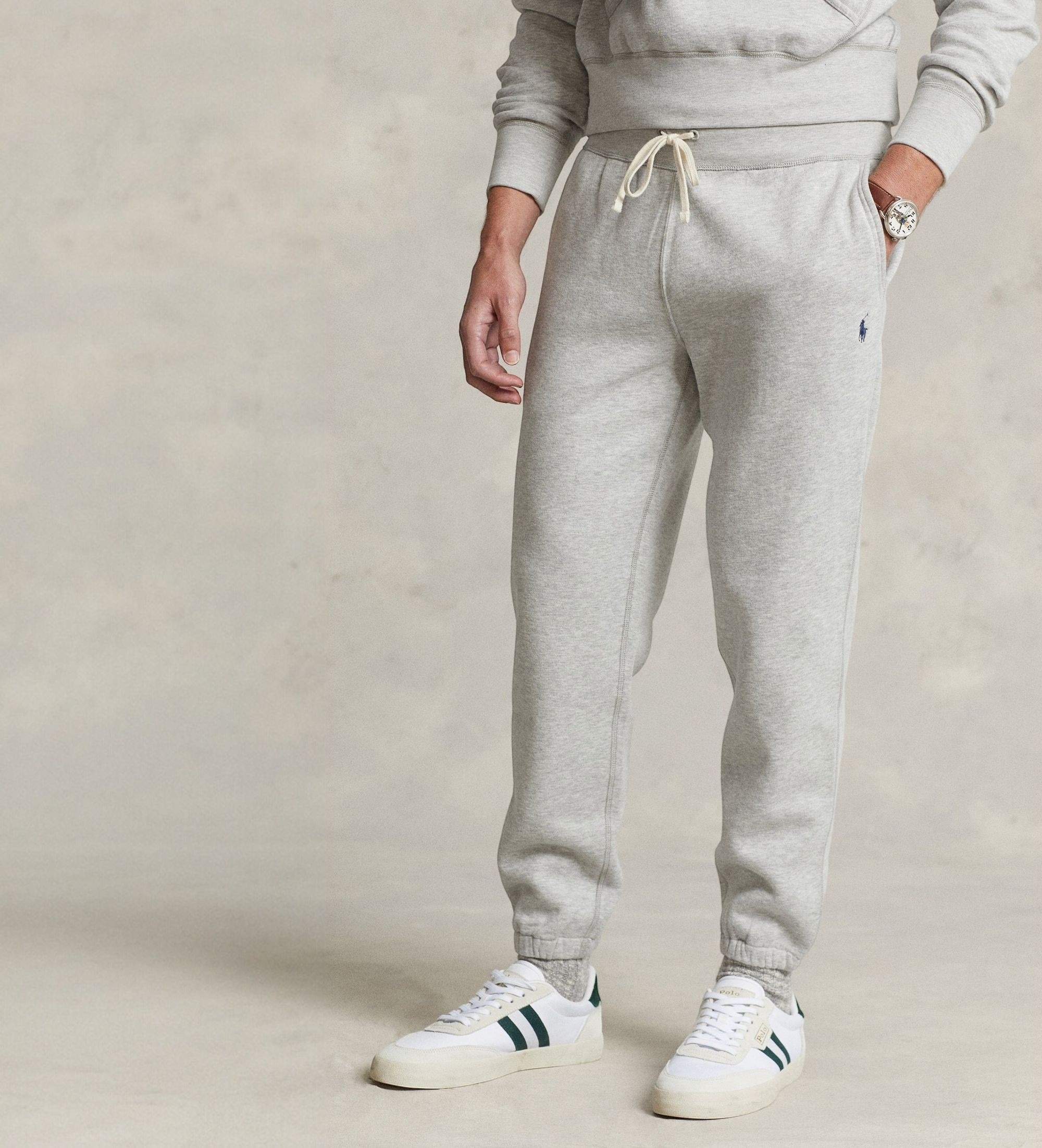 Polo Ralph Lauren für Herren. 710793939002 Fleece-Trainingshose RL grau (XL), Lässig, Baumwolle