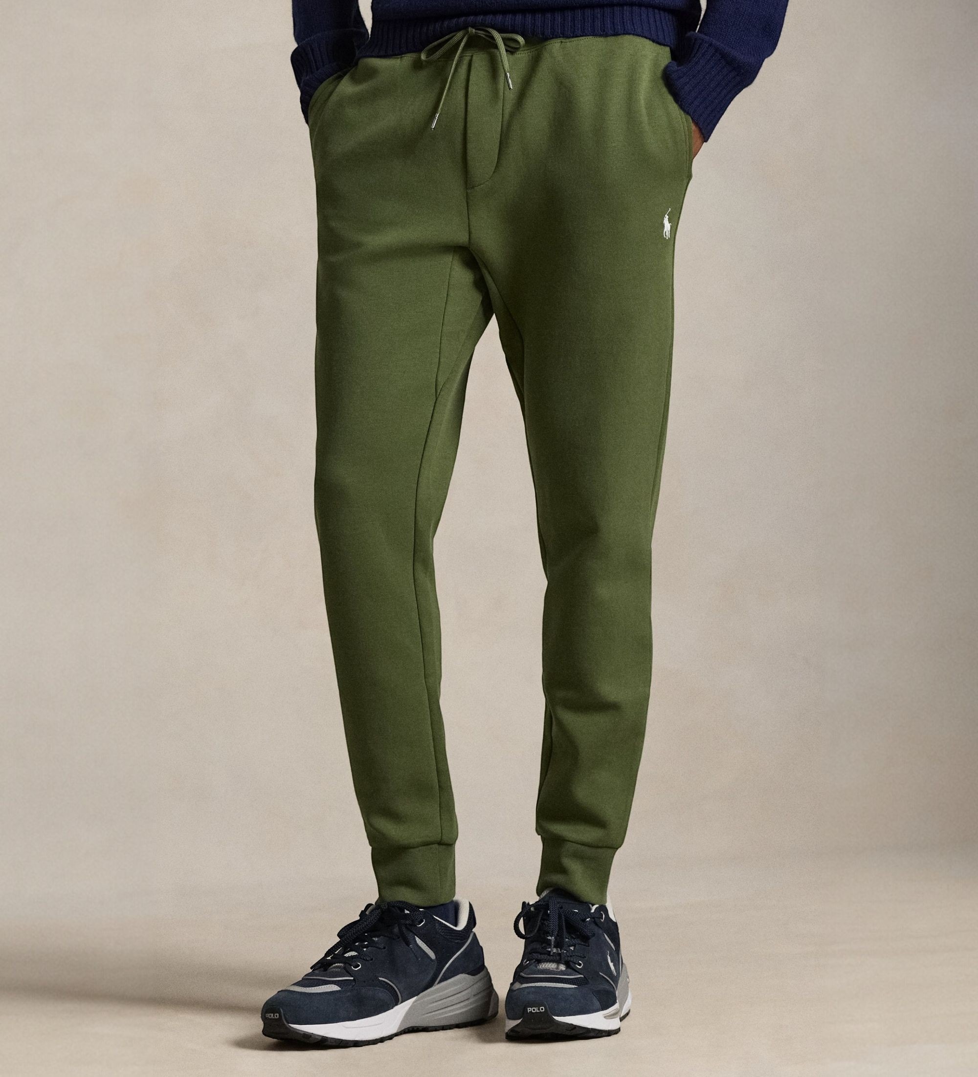 Polo Ralph Lauren für Herren. 710881518503 Grüne Doppel-Jersey-Joggerhose (S), Lässig, Baumwolle