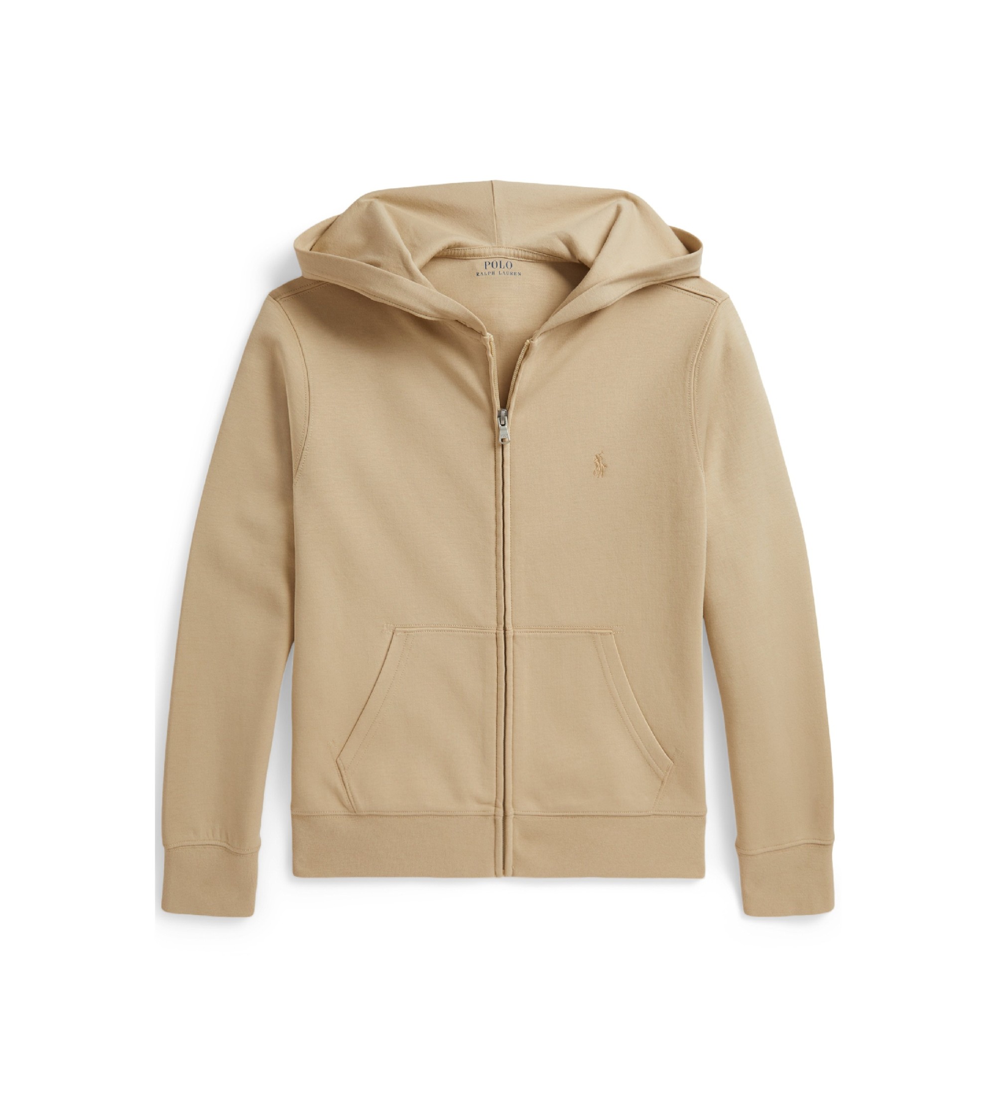 Polo Ralph Lauren für Jungen. 323A95762004 Beigefarbenes Sweatshirt mit Kapuze ((S) 6/7Años= 136/138cm), Lässig, Baumwolle, Langarm, Kinderb