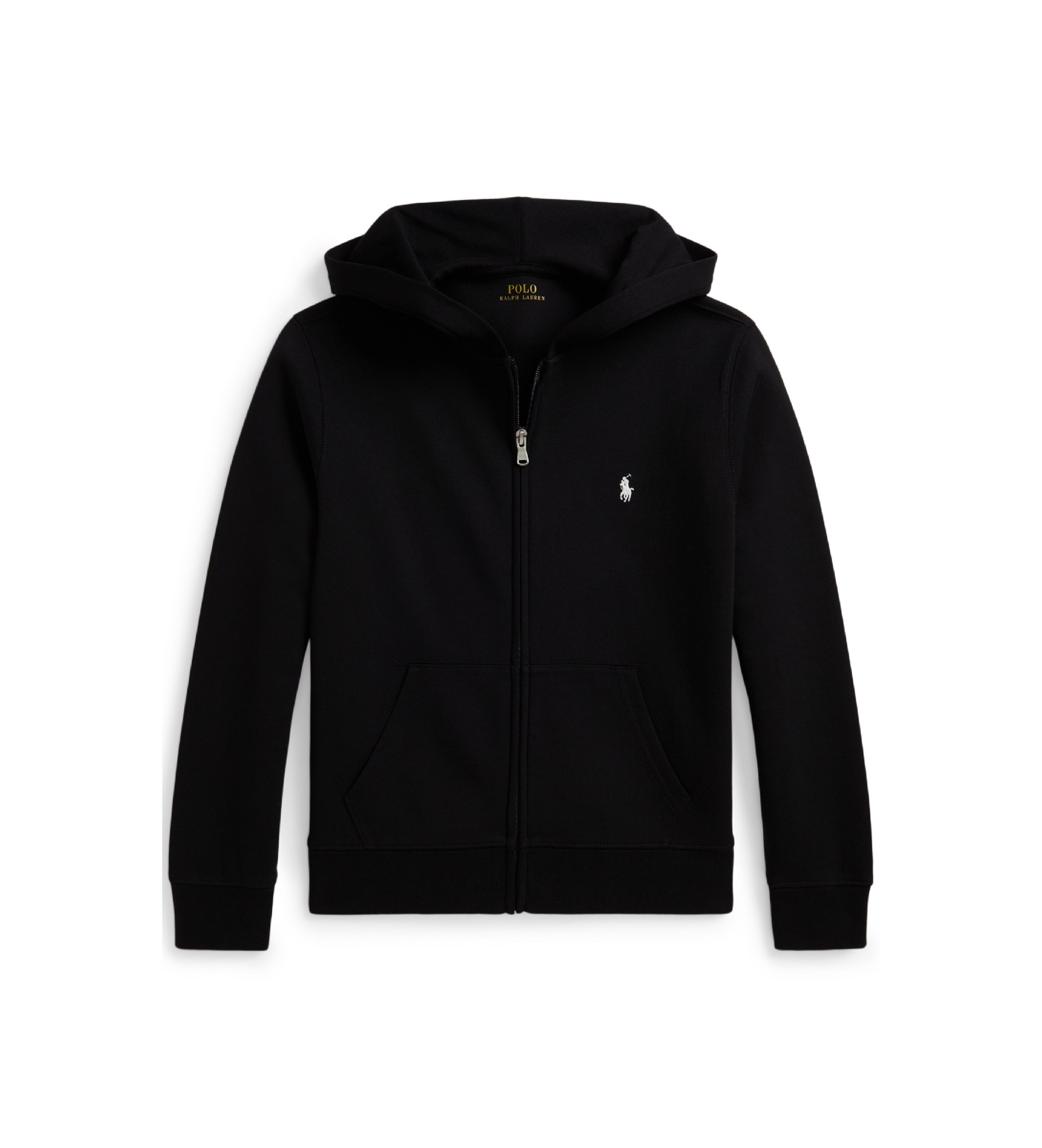 Polo Ralph Lauren für Jungen. 323A95762005 Schwarzes Sweatshirt mit Kapuze ((M) 8/9Años= 140/149cm), Lässig, Baumwolle, Kinderbekleidung
