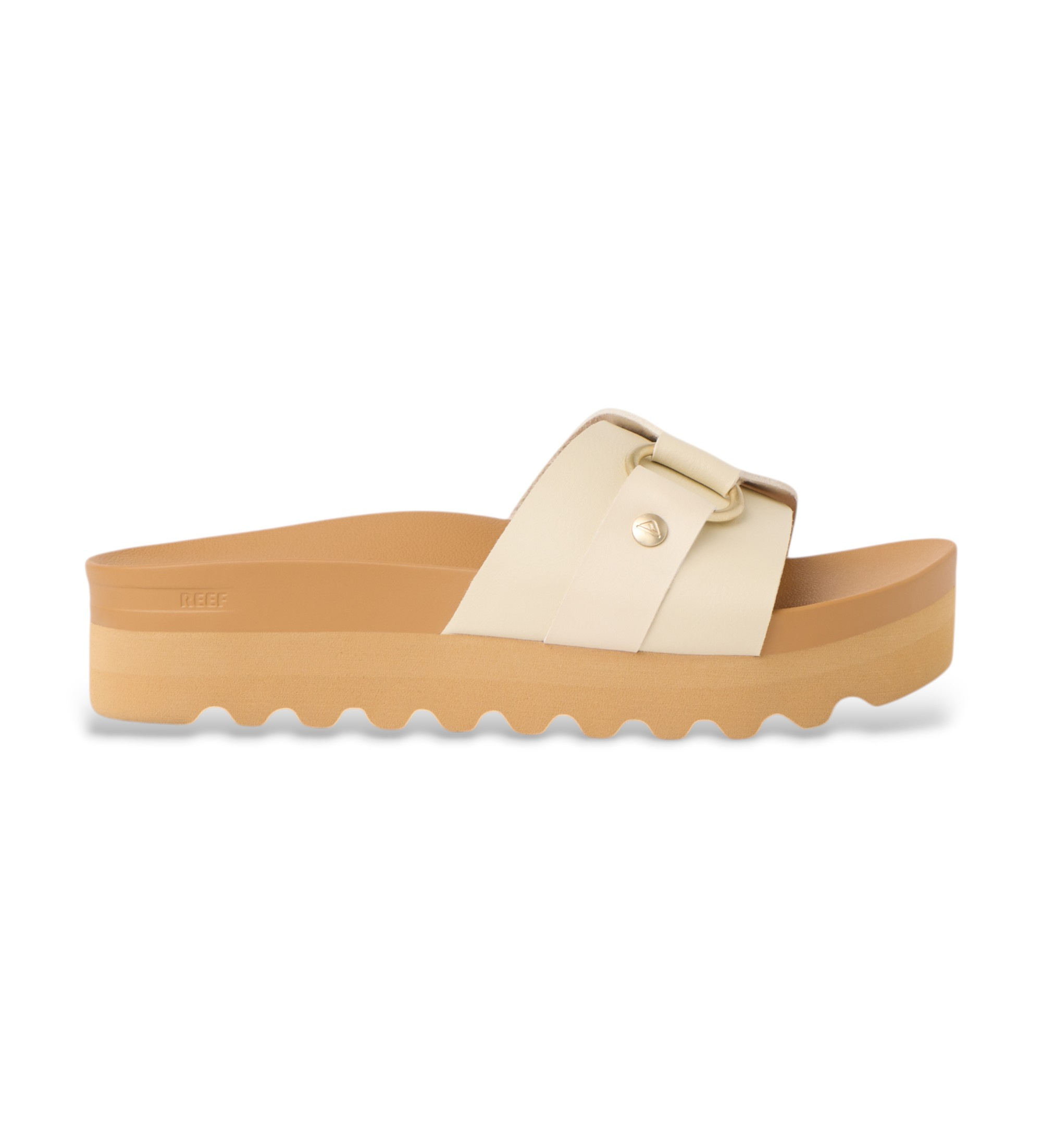 Reef für Damen. CJ9443 Sandalen Vista Hi Sadie vintage (42), Beige, 1 bis 3 cm, Keine, Lässig