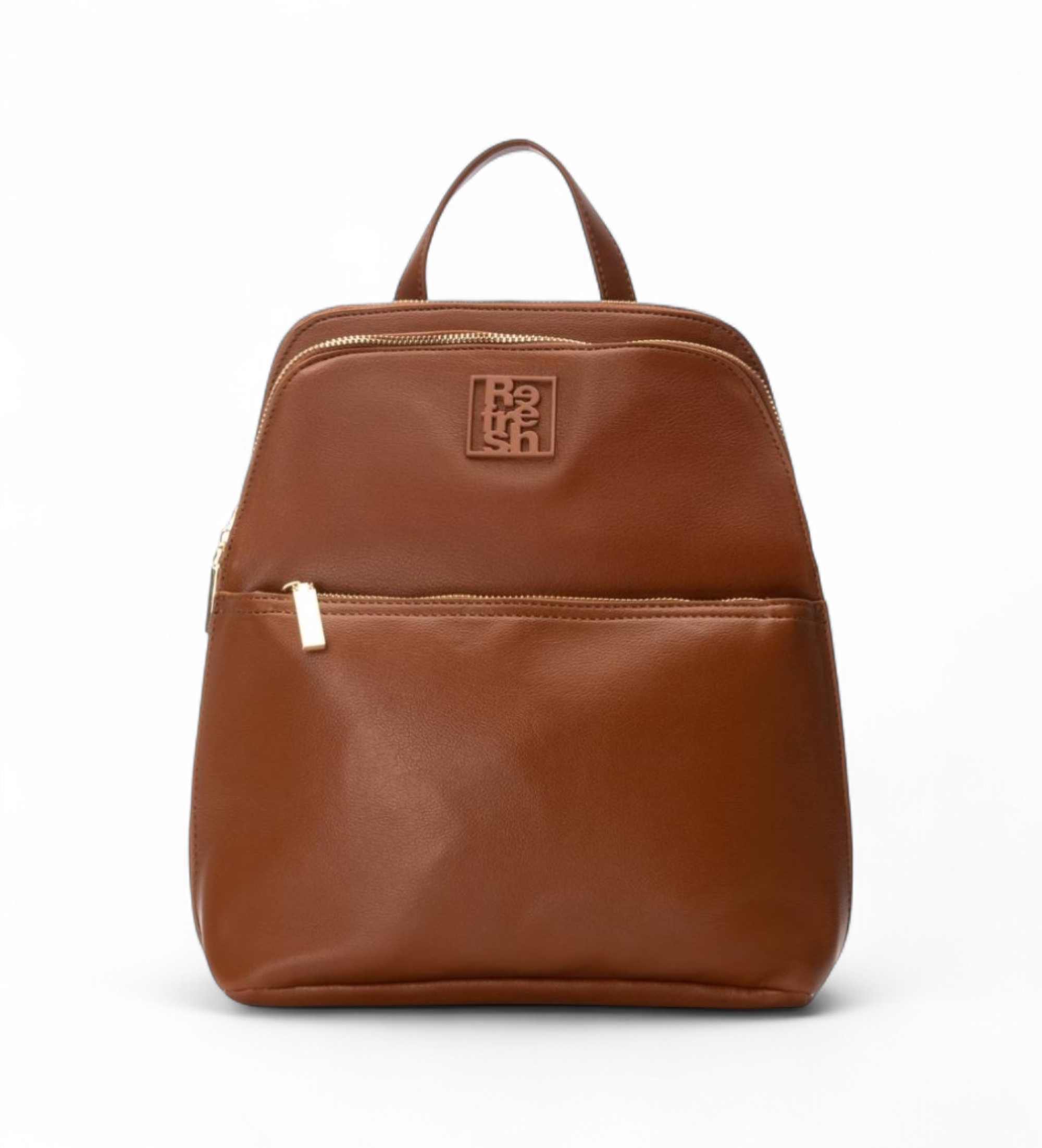 Refresh für Damen. 18333504-CAMEL Rucksack 183335 braun (OSFA), Lässig, Synthetisch