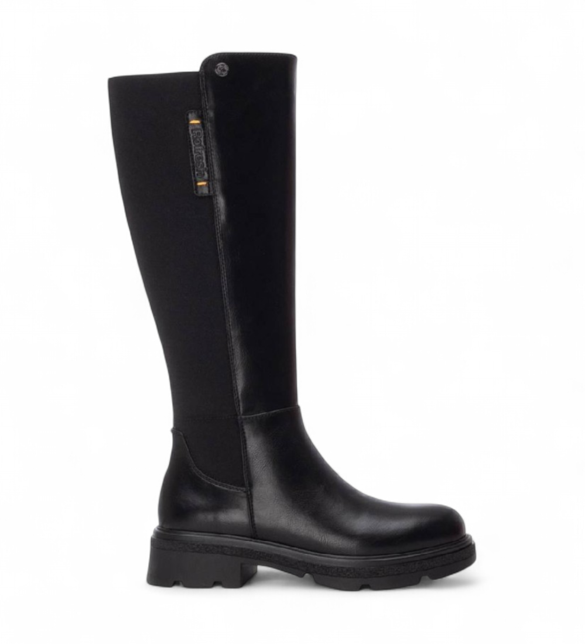Refresh für Damen. 17293501-NEGRO Stiefel 172935 schwarz (37), 1 bis 3 cm, Reißverschluss, Lässig