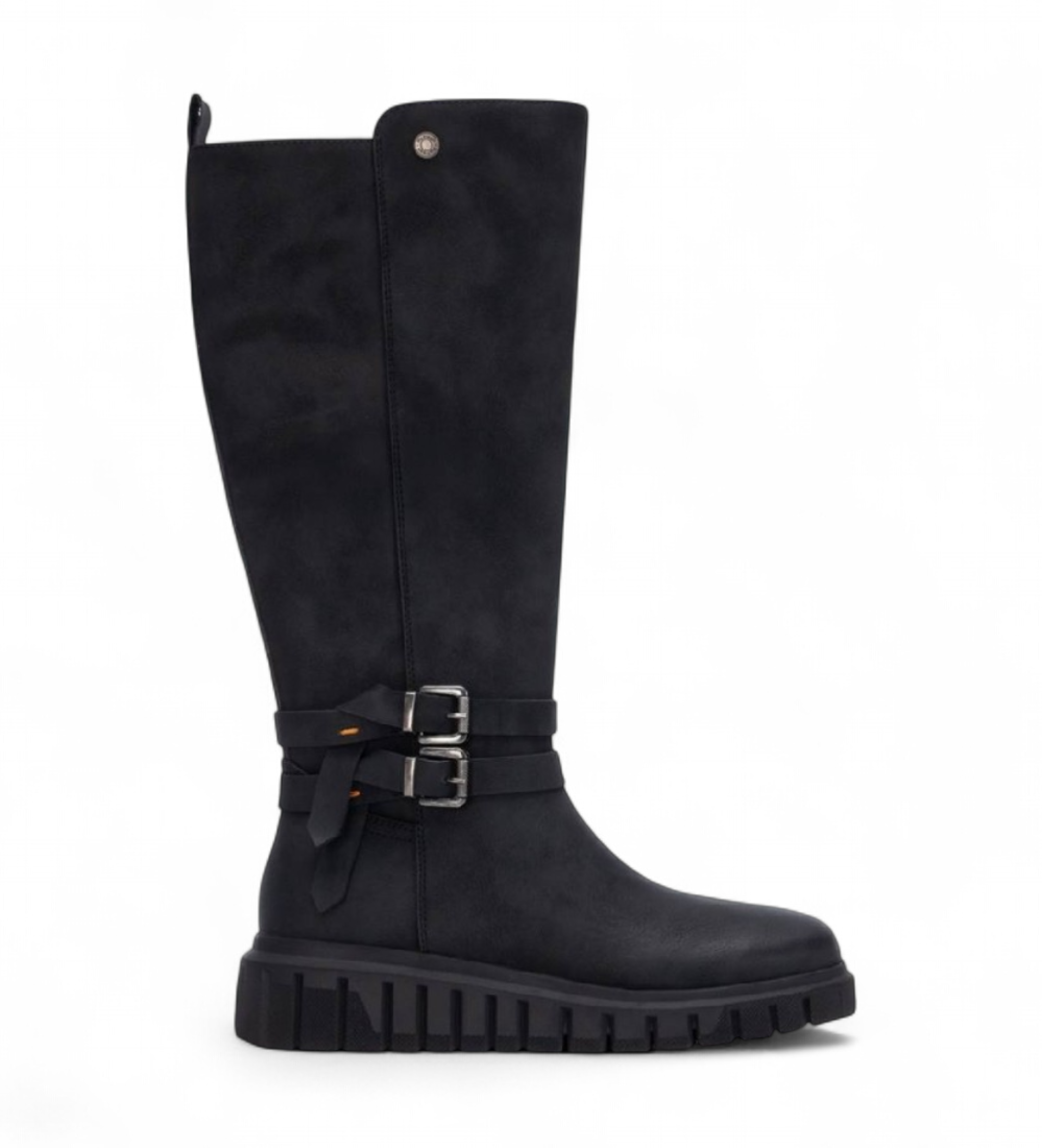 Refresh für Damen. 17321201-NEGRO Stiefel 173212 schwarz (40), 1 bis 3 cm, Reißverschluss, Lässig